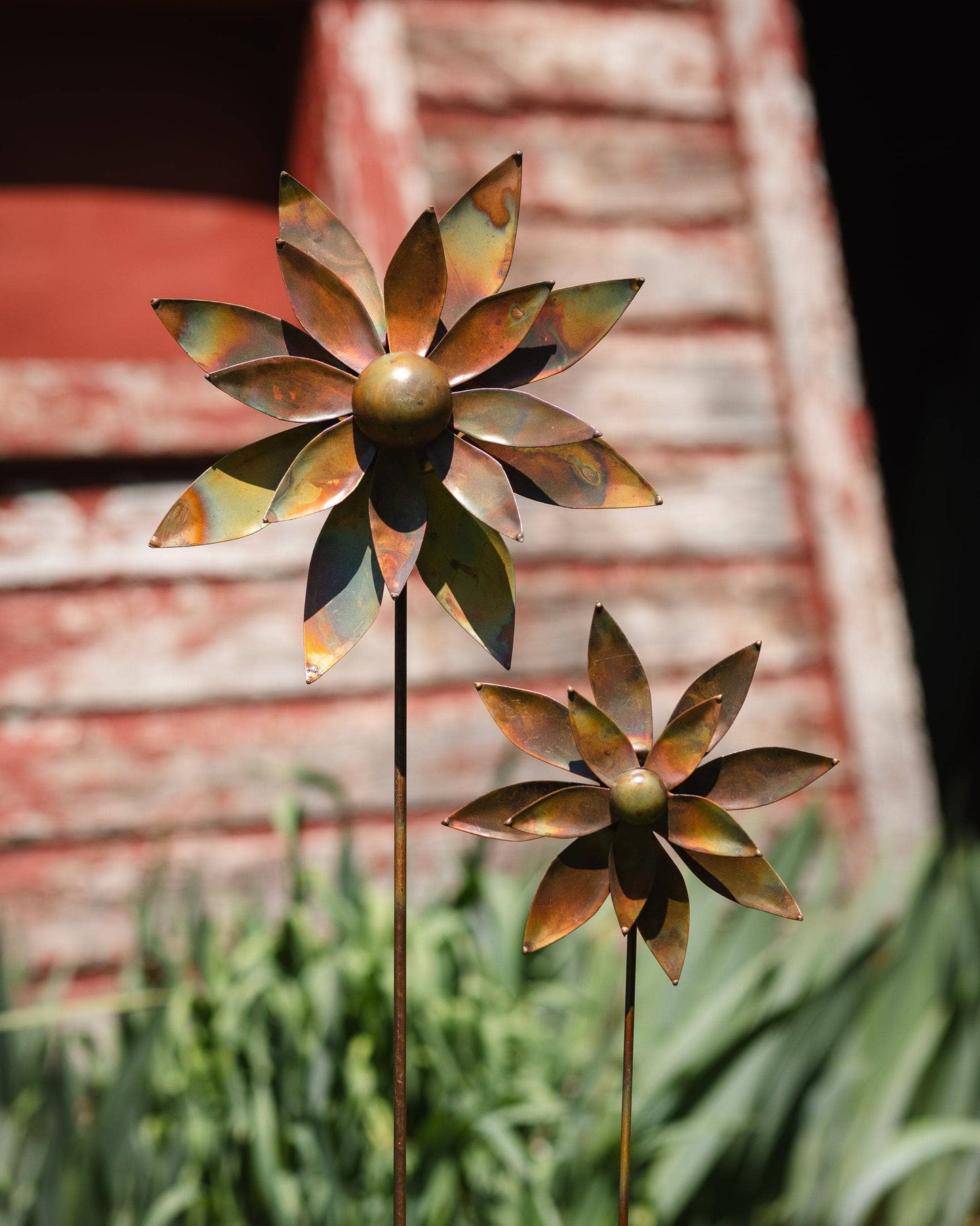 Happy Gardens - Dahlia Flower Wind Spinner 8”
