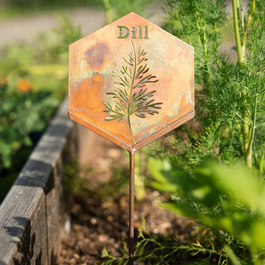 Happy Gardens - Dill Herb Garden Stake