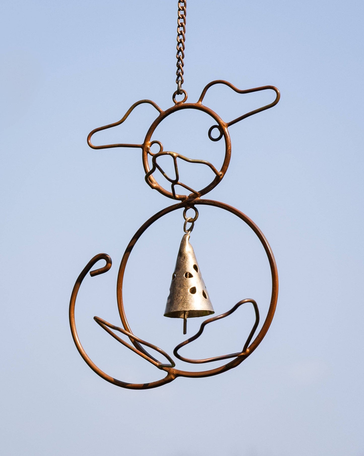 Happy Gardens - Dogs w/Bells Wind Chime
