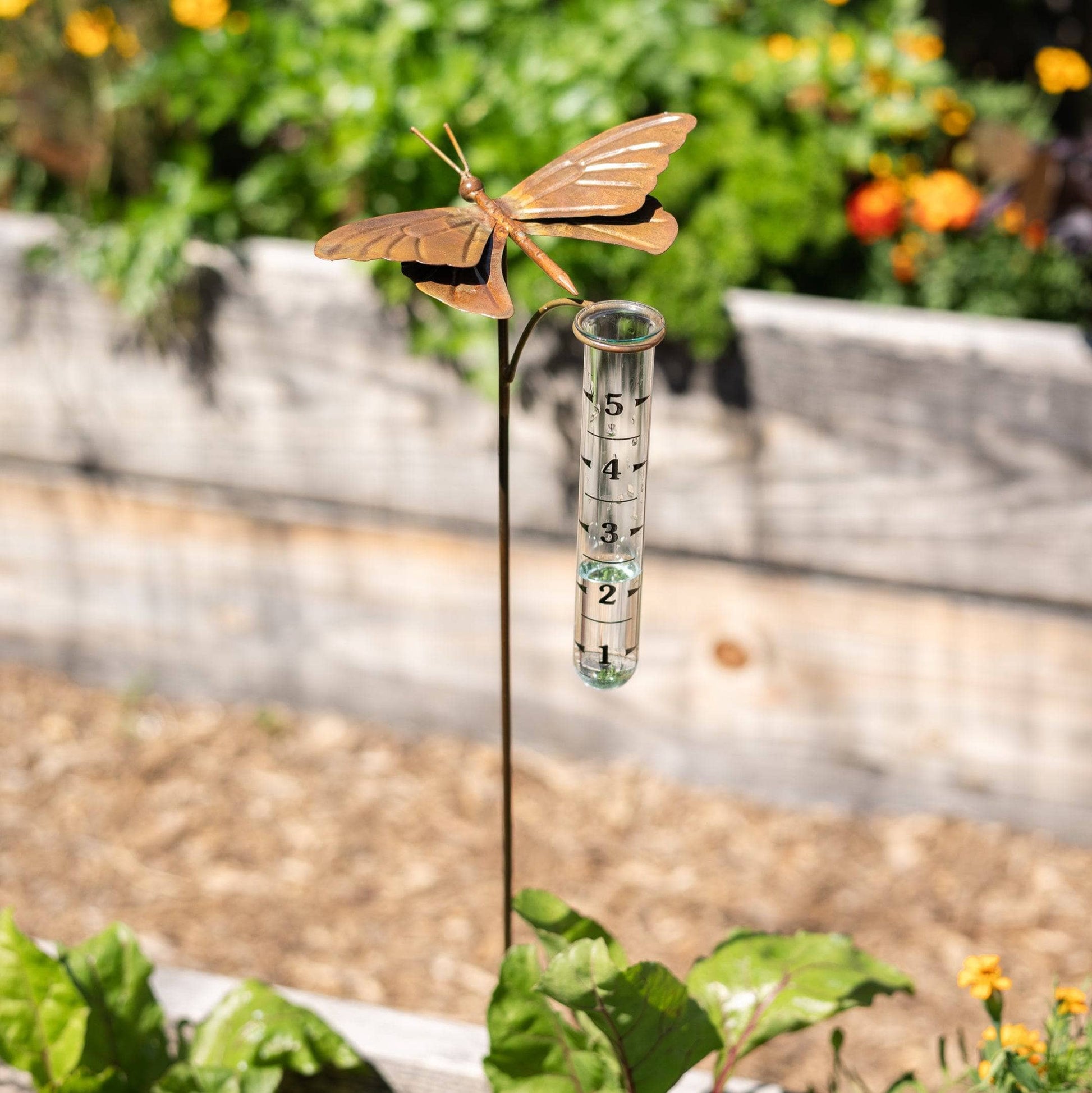 Happy Gardens - Butterfly Rain Gauge