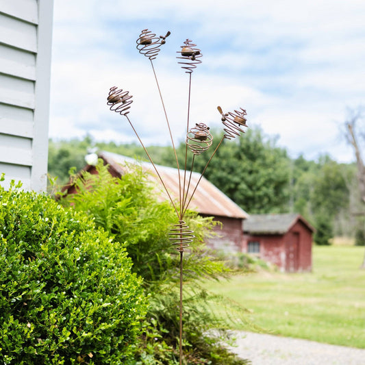 Happy Gardens - Bee Spiral Garden Stake