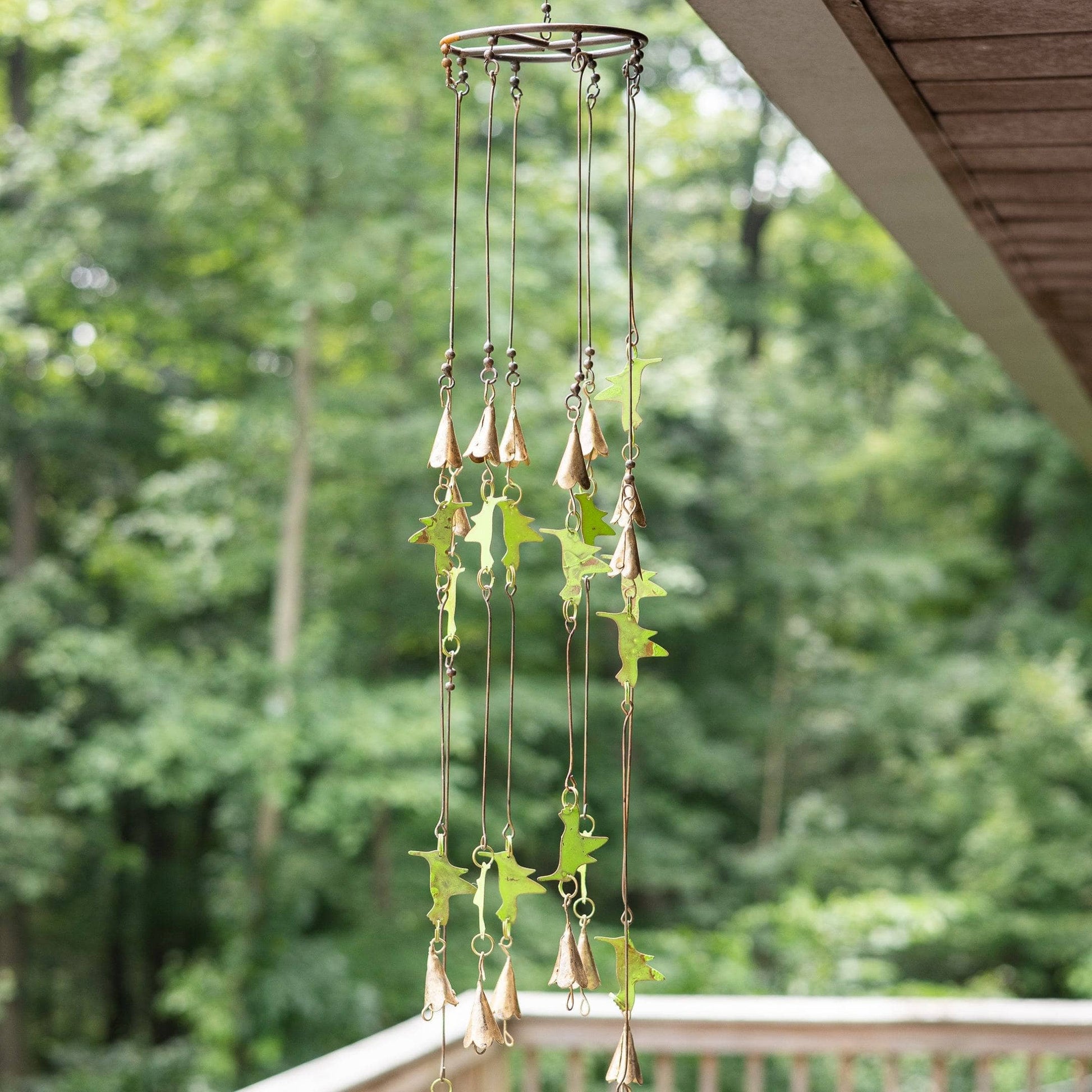 Happy Gardens - Hummingbirds with Bells Mobile Wind Chime