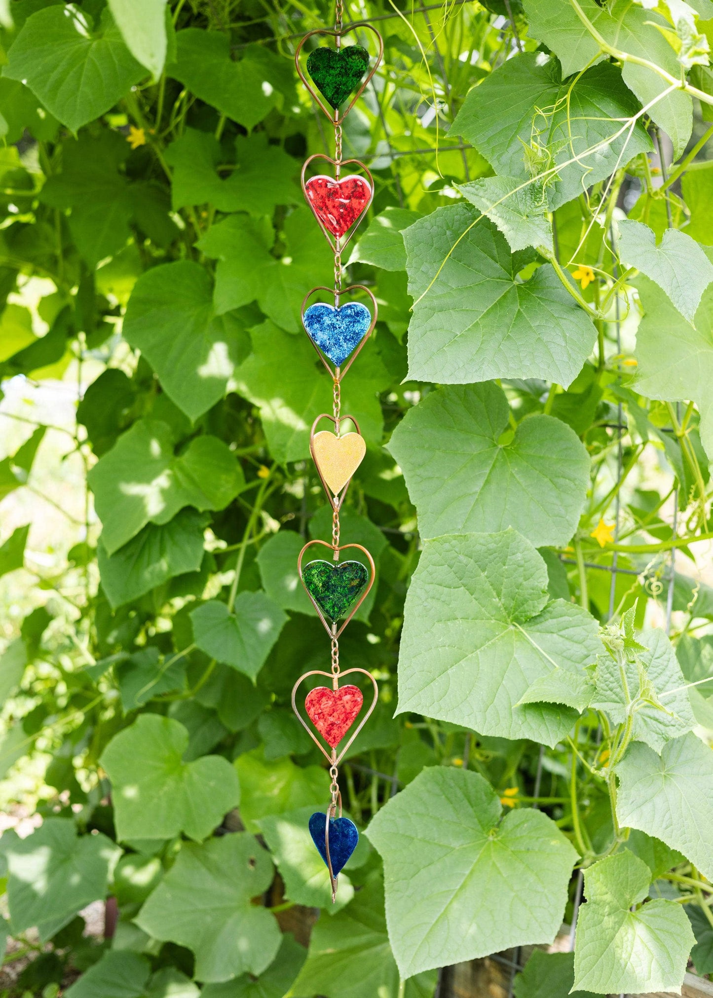 Happy Gardens - Multicolor Hearts Ornament