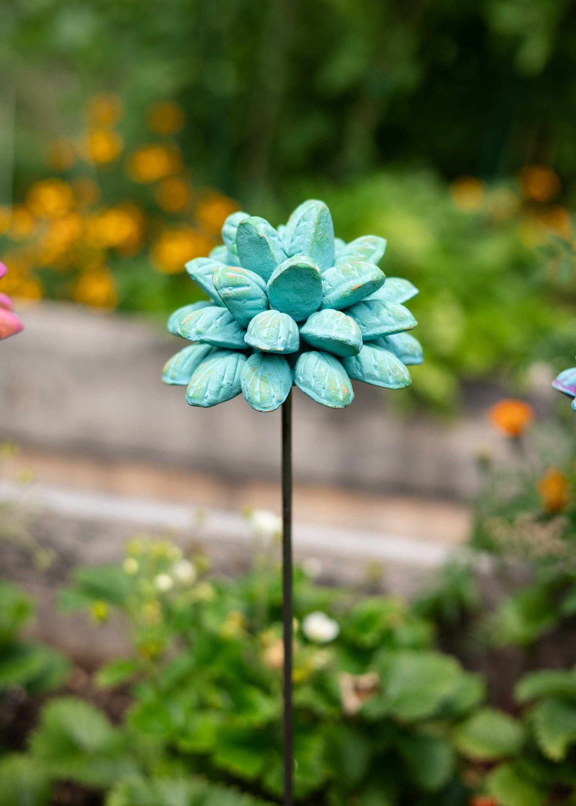 Happy Gardens - Terra Cotta Flower Stakes