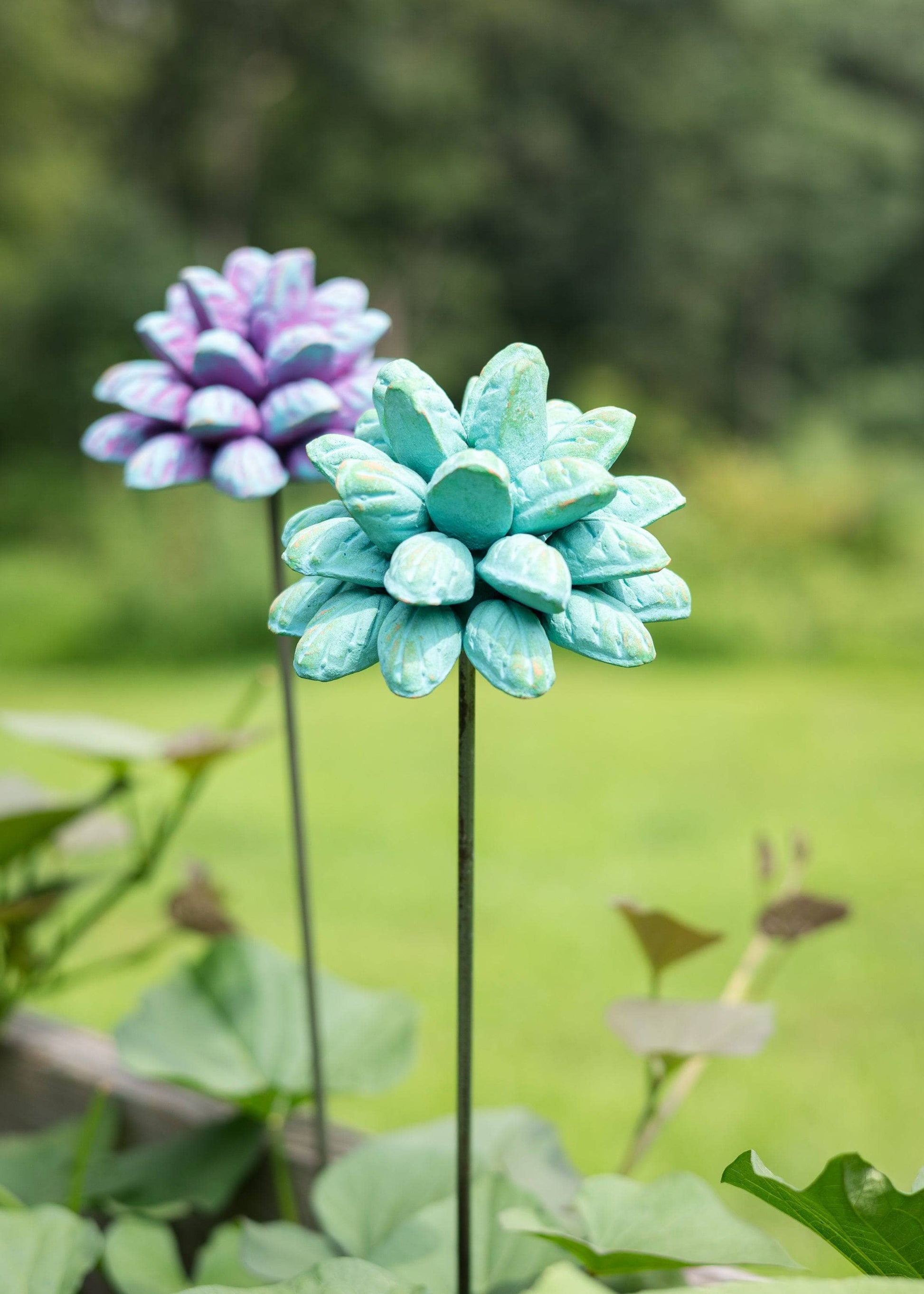 Happy Gardens - Terra Cotta Flower Stakes