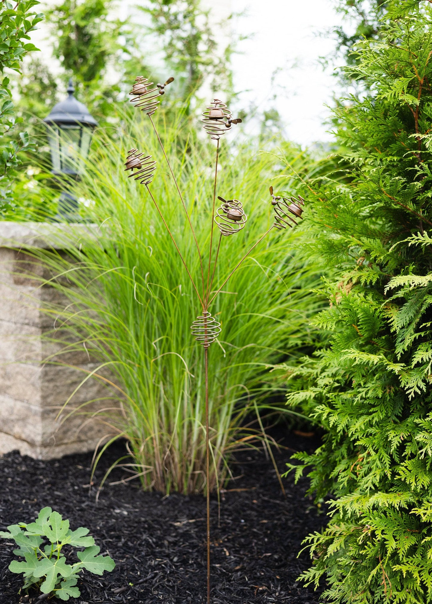 Happy Gardens - Bee Spiral Garden Stake
