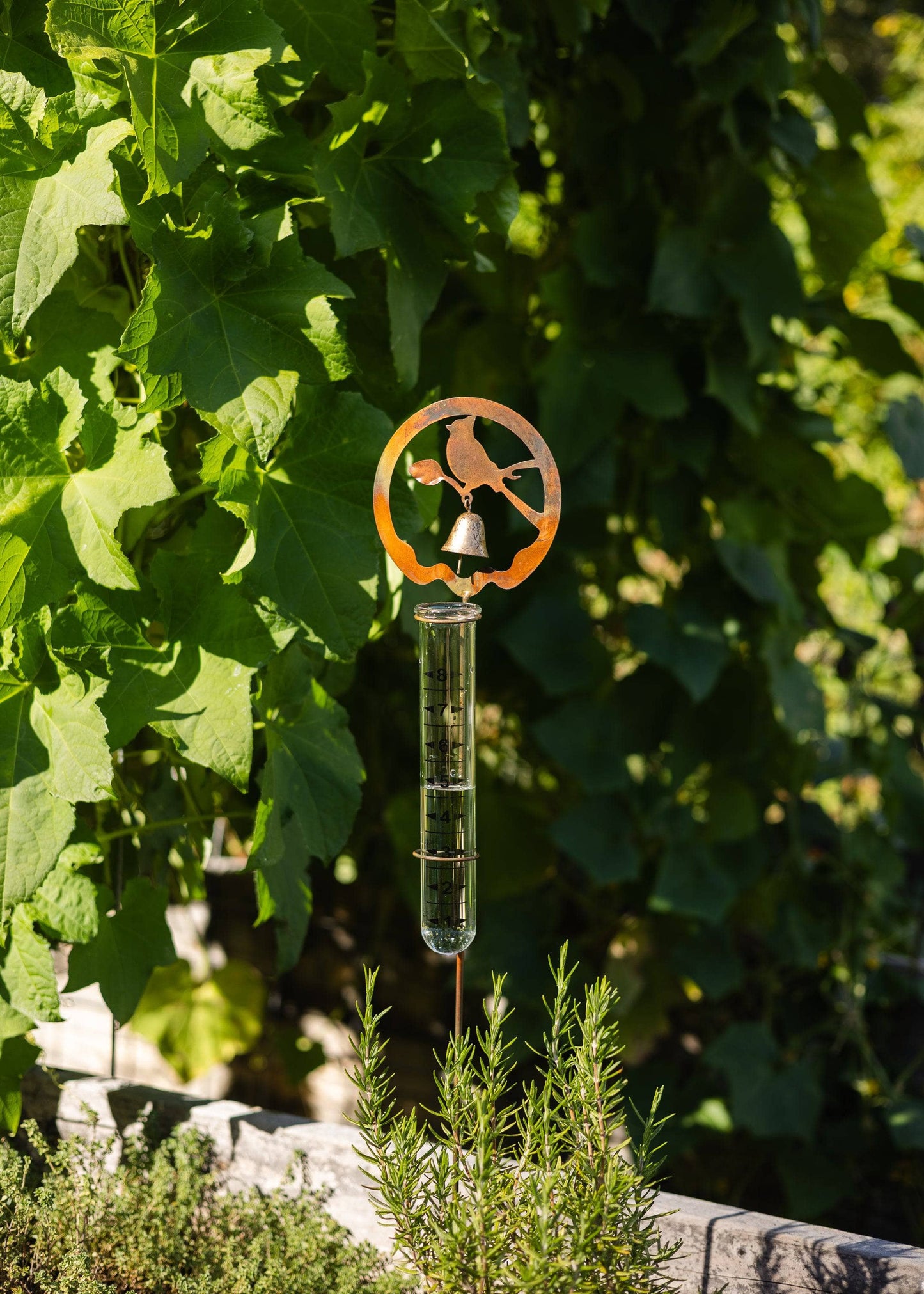 Happy Gardens - Bird Rain Gauge Stake