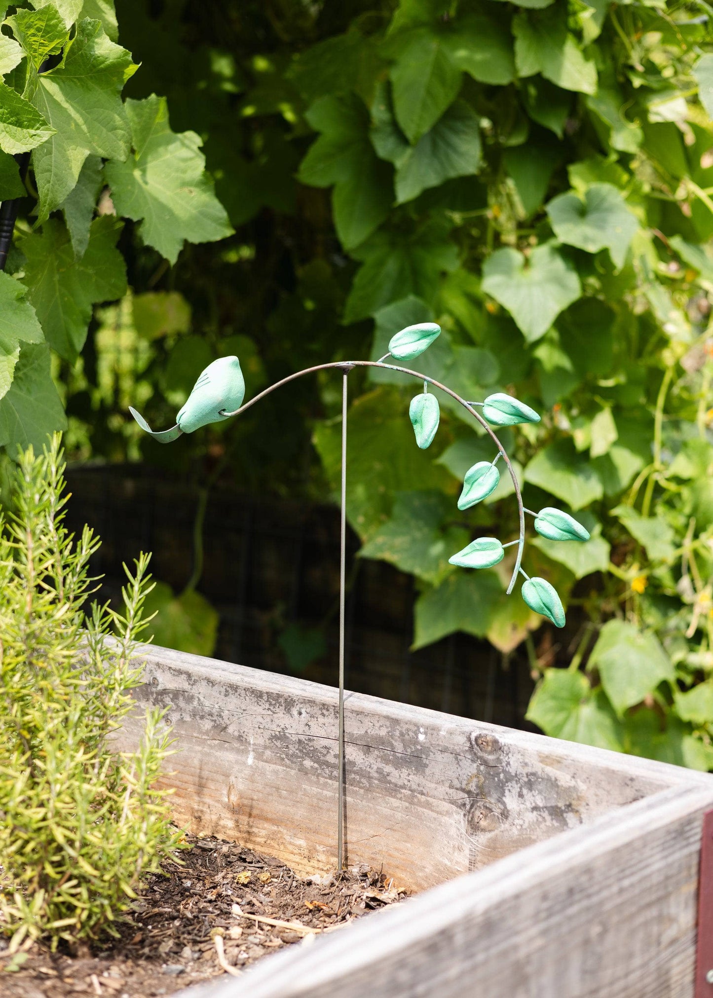 Happy Gardens - Teal Bird Garden Balancer