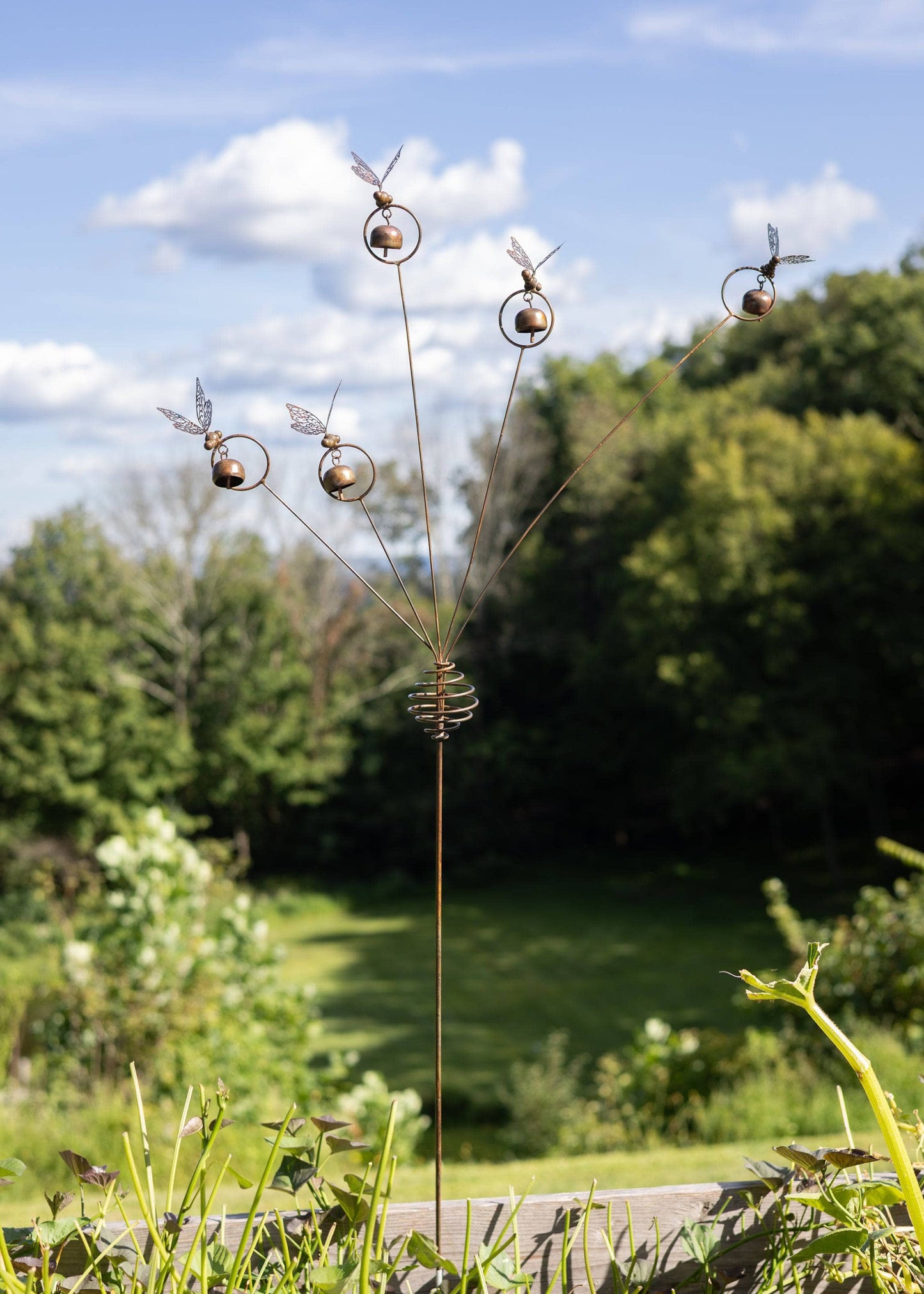 Butterflies and Bells Garden Stake-Garden Stakes & Rain Gauges-Happy Gardens