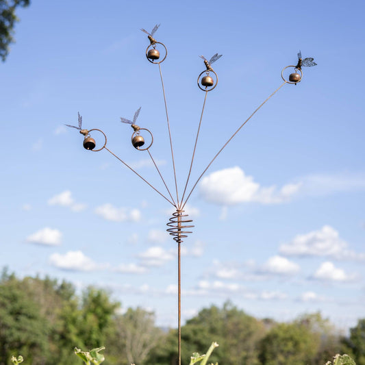 Butterflies and Bells Garden Stake-Garden Stakes & Rain Gauges-Happy Gardens