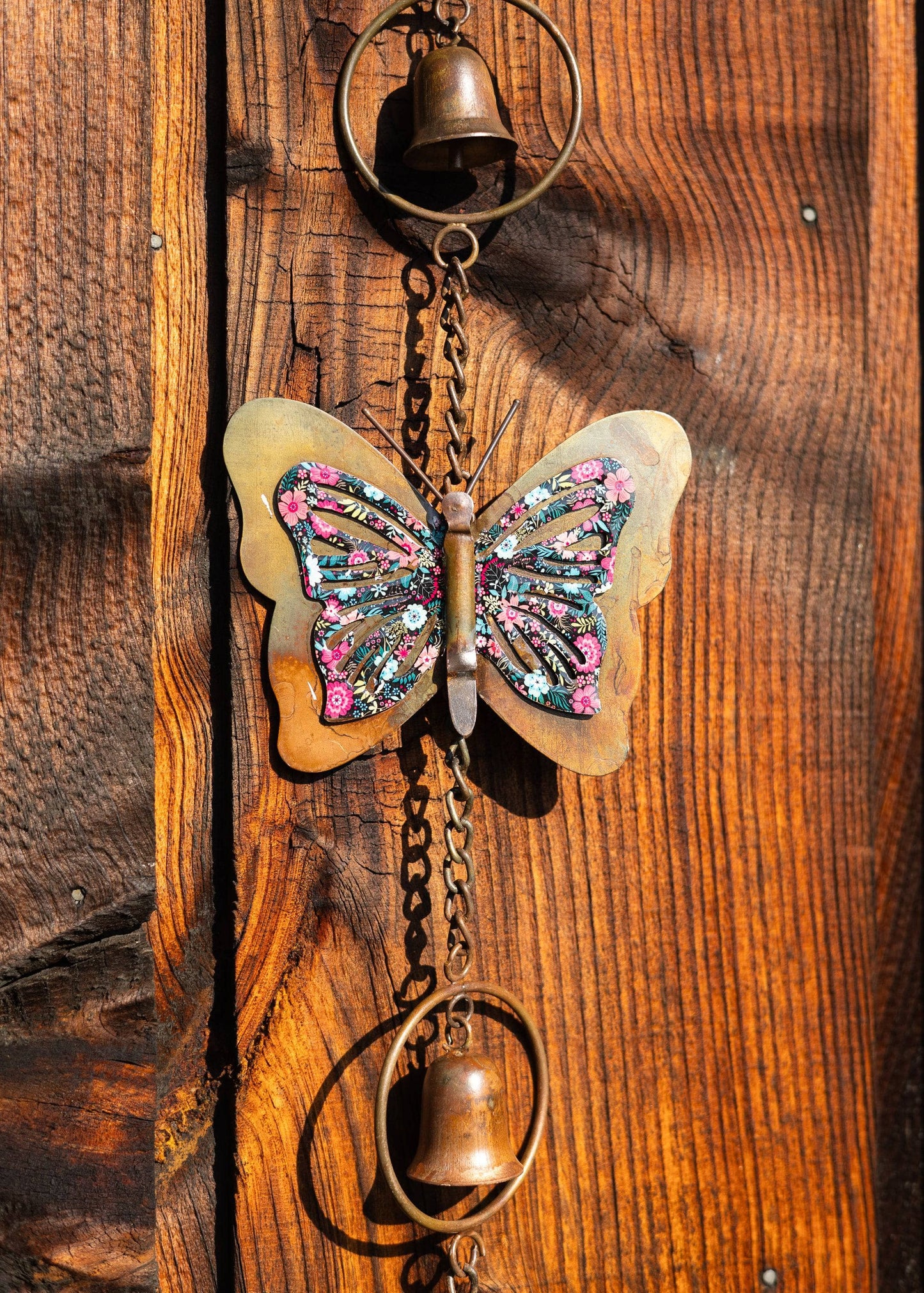 Happy Gardens - Triple Floral Butterfly Hanging Ornament