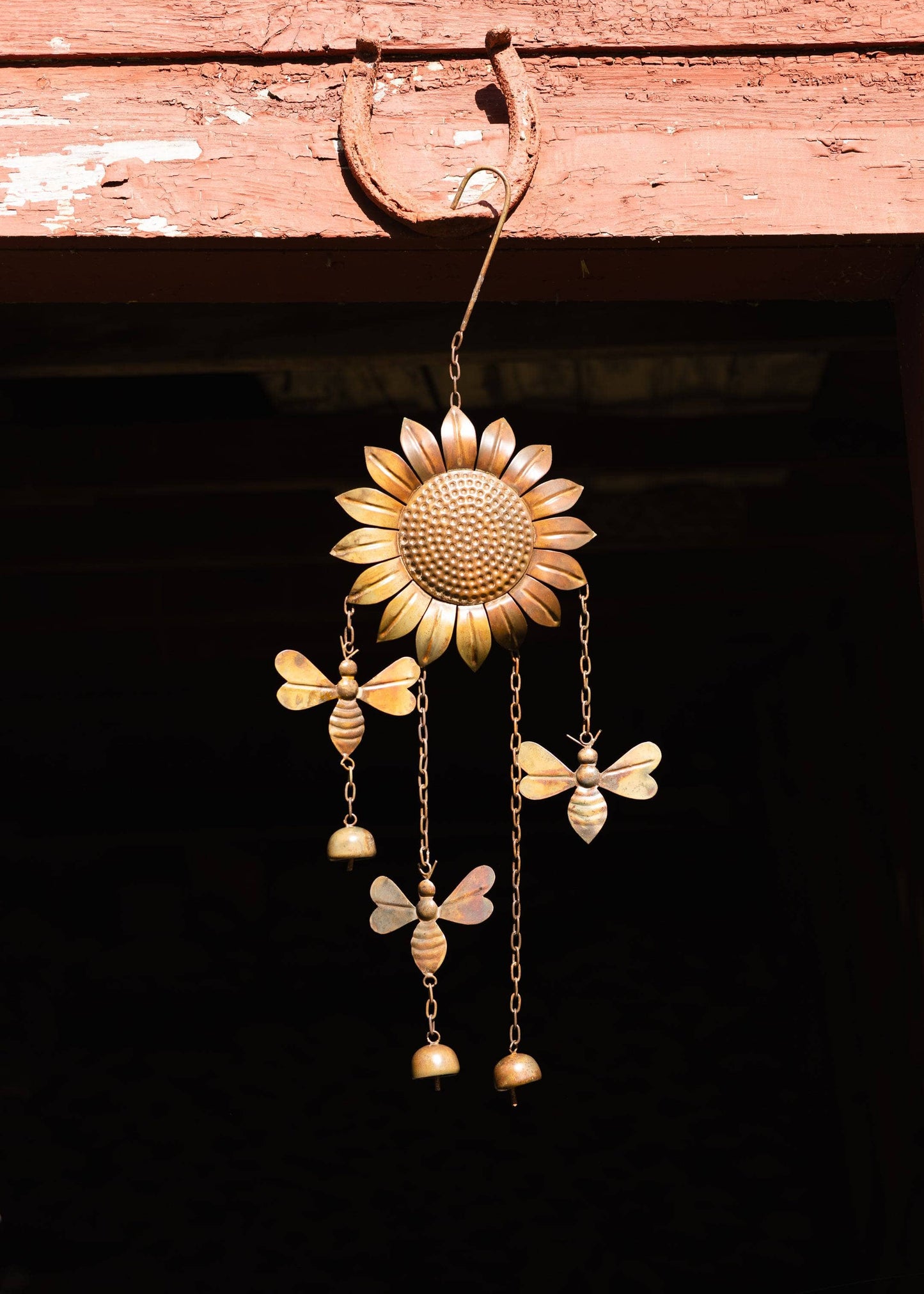 Sunflower and Bees Wind Chime - Happy Gardens