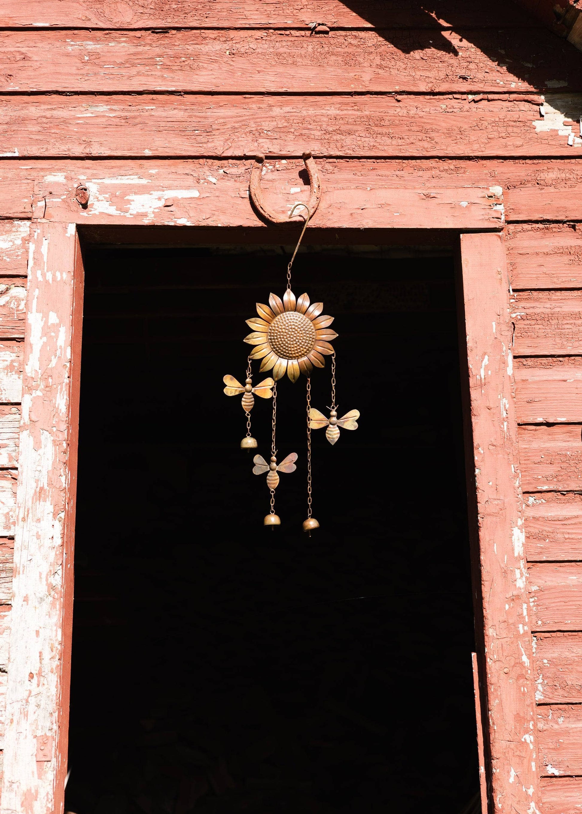Sunflower and Bees Wind Chime - Happy Gardens