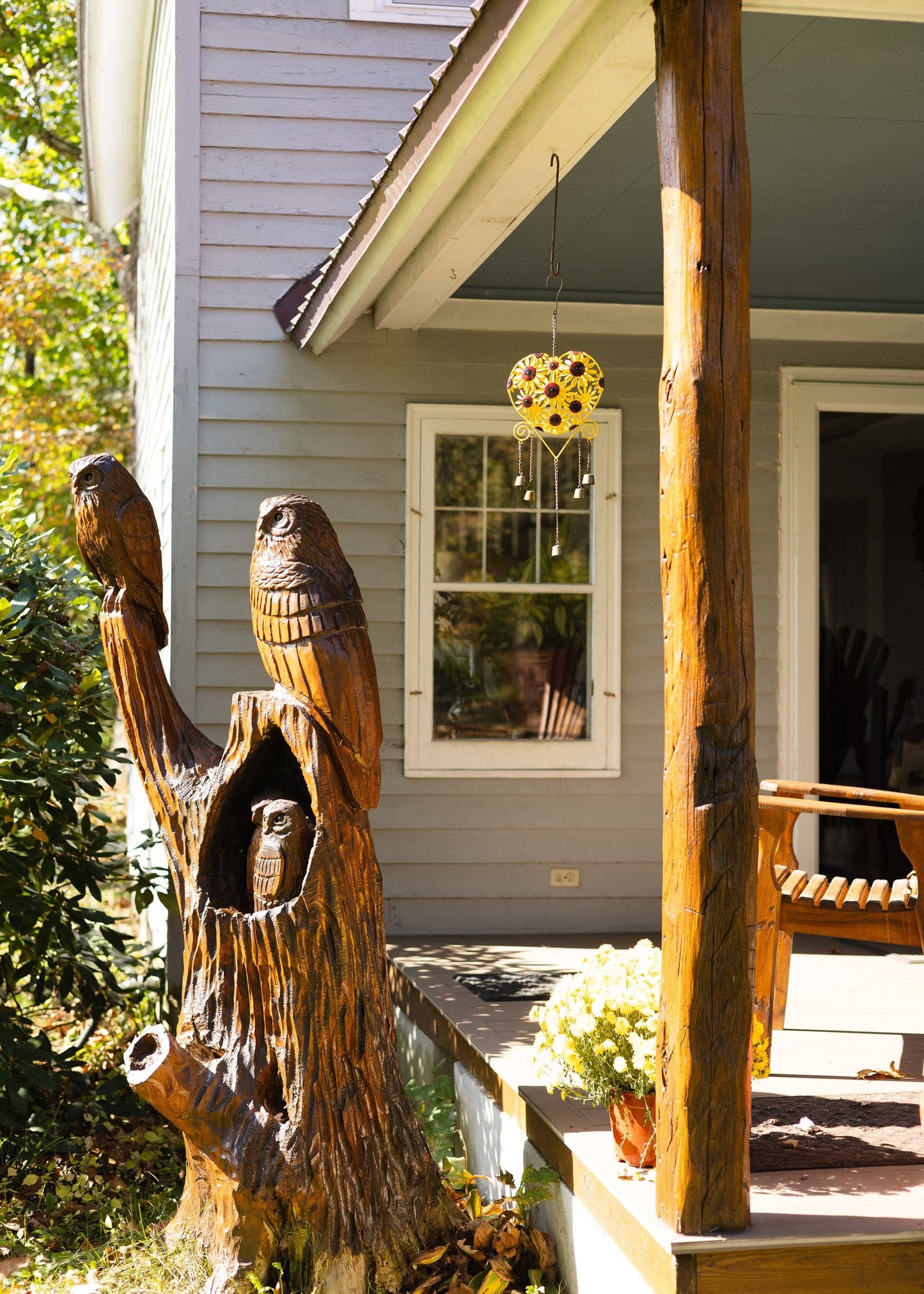 Yellow Daisy Wind Chime - Happy Gardens