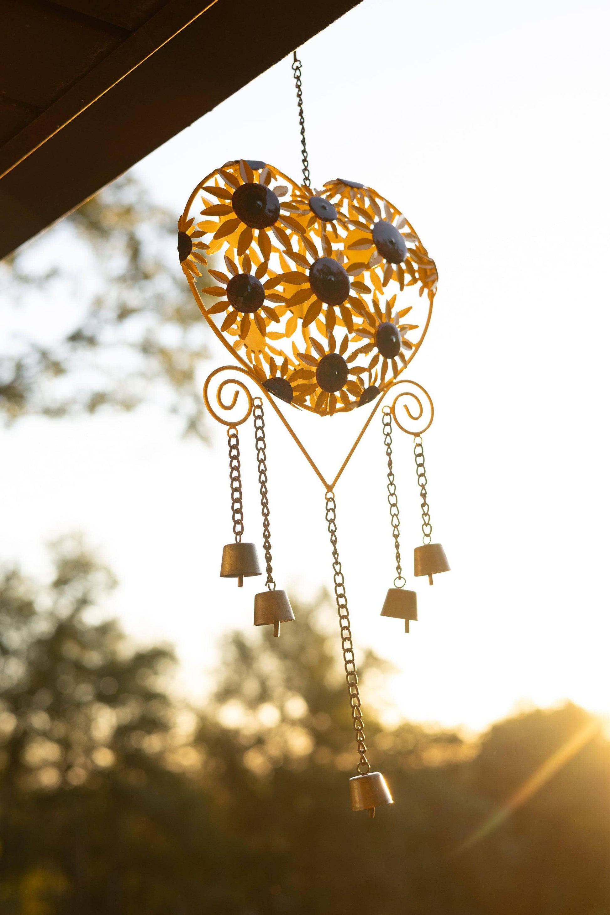 Yellow Daisy Wind Chime - Happy Gardens