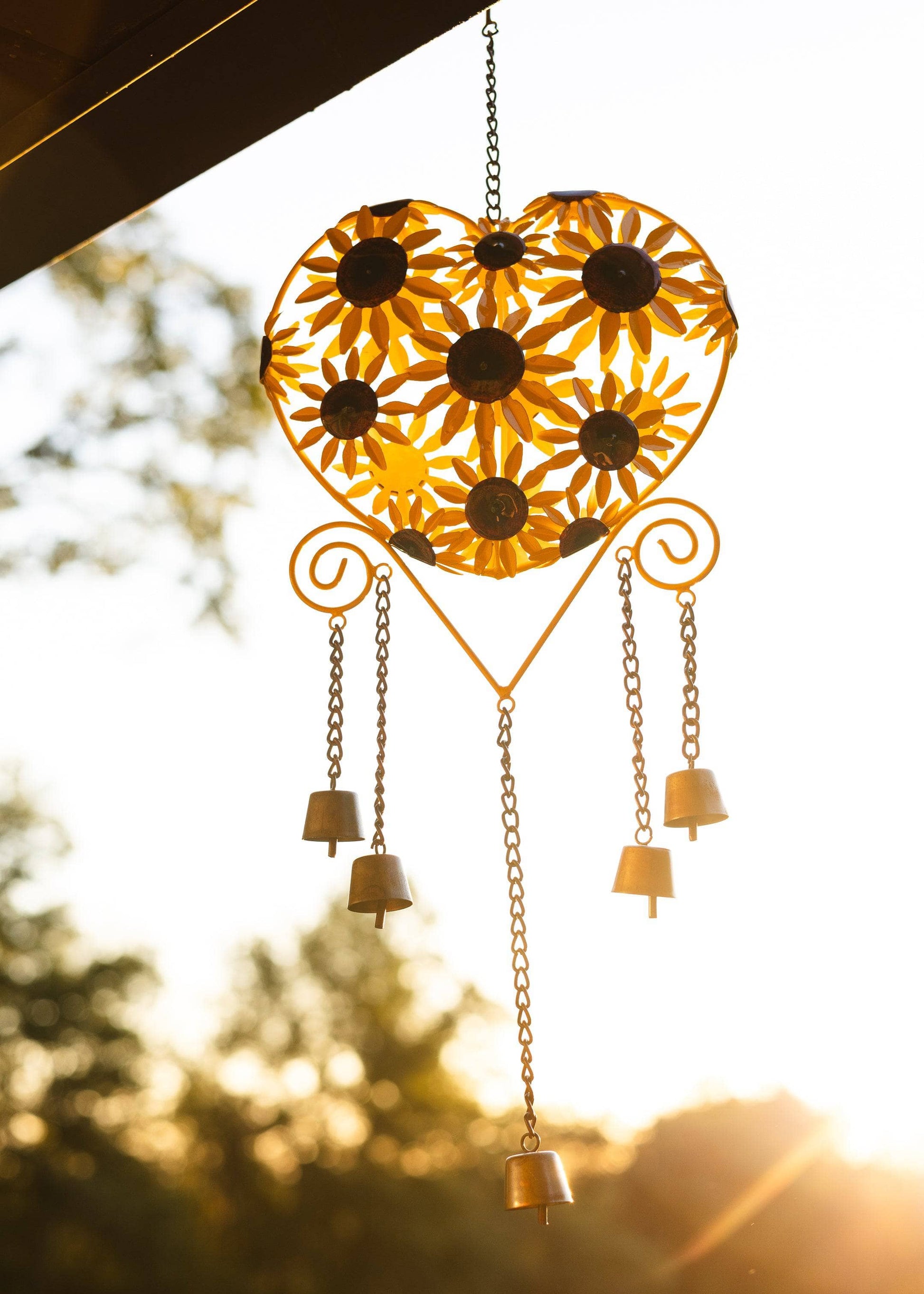 Yellow Daisy Wind Chime - Happy Gardens