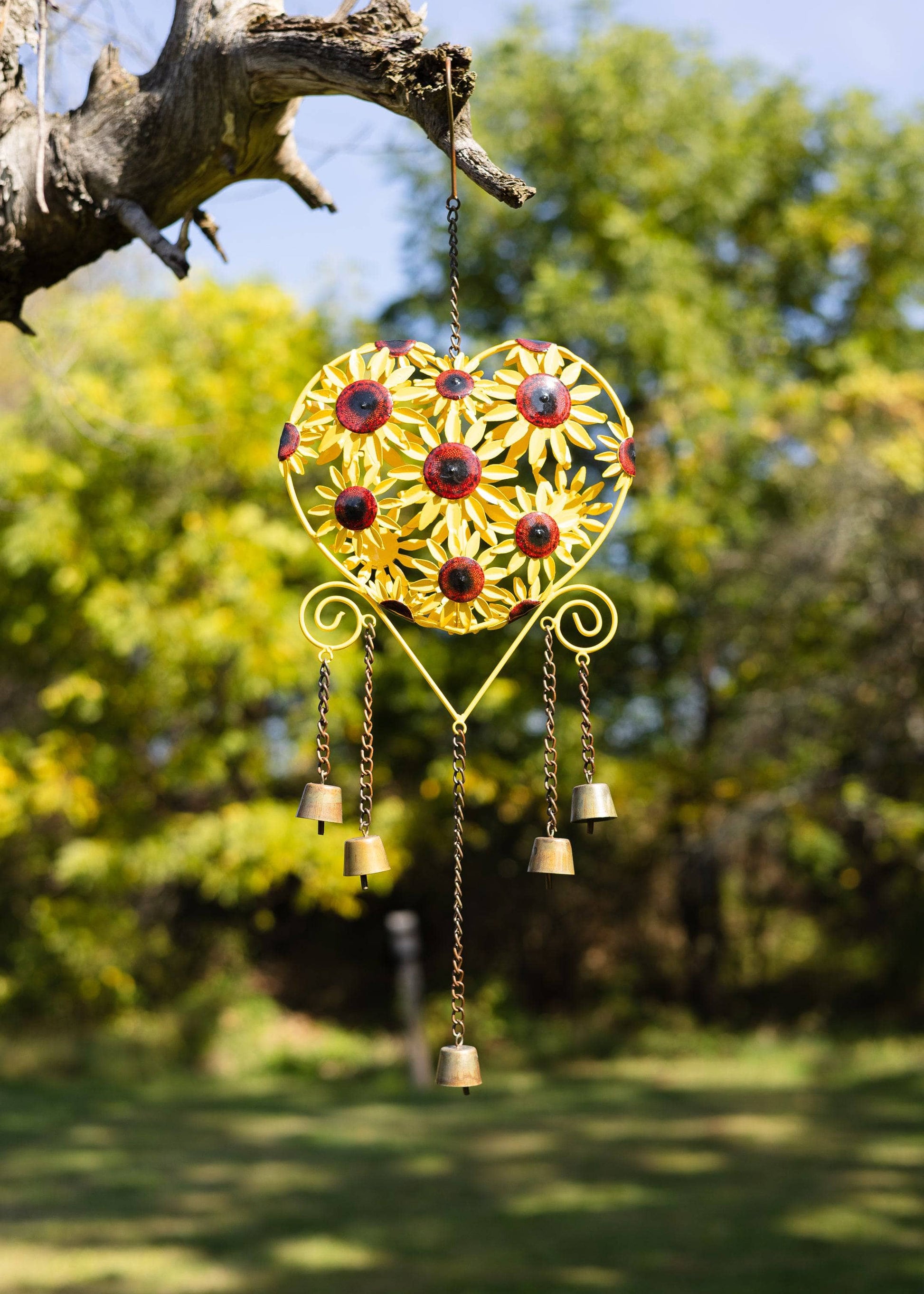 Yellow Daisy Wind Chime - Happy Gardens