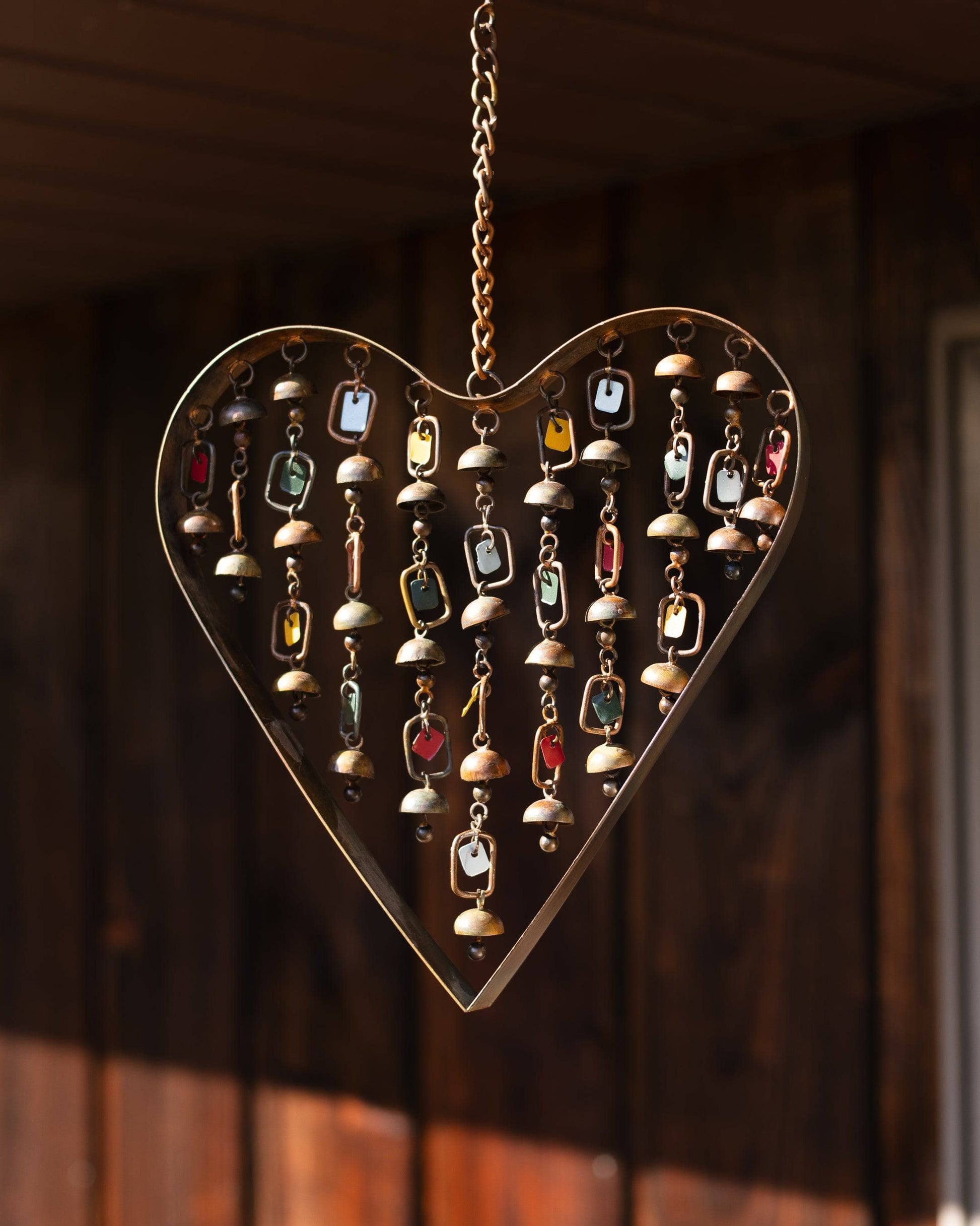 Happy Gardens - Heart with Dangles Ornament and Wind Chime