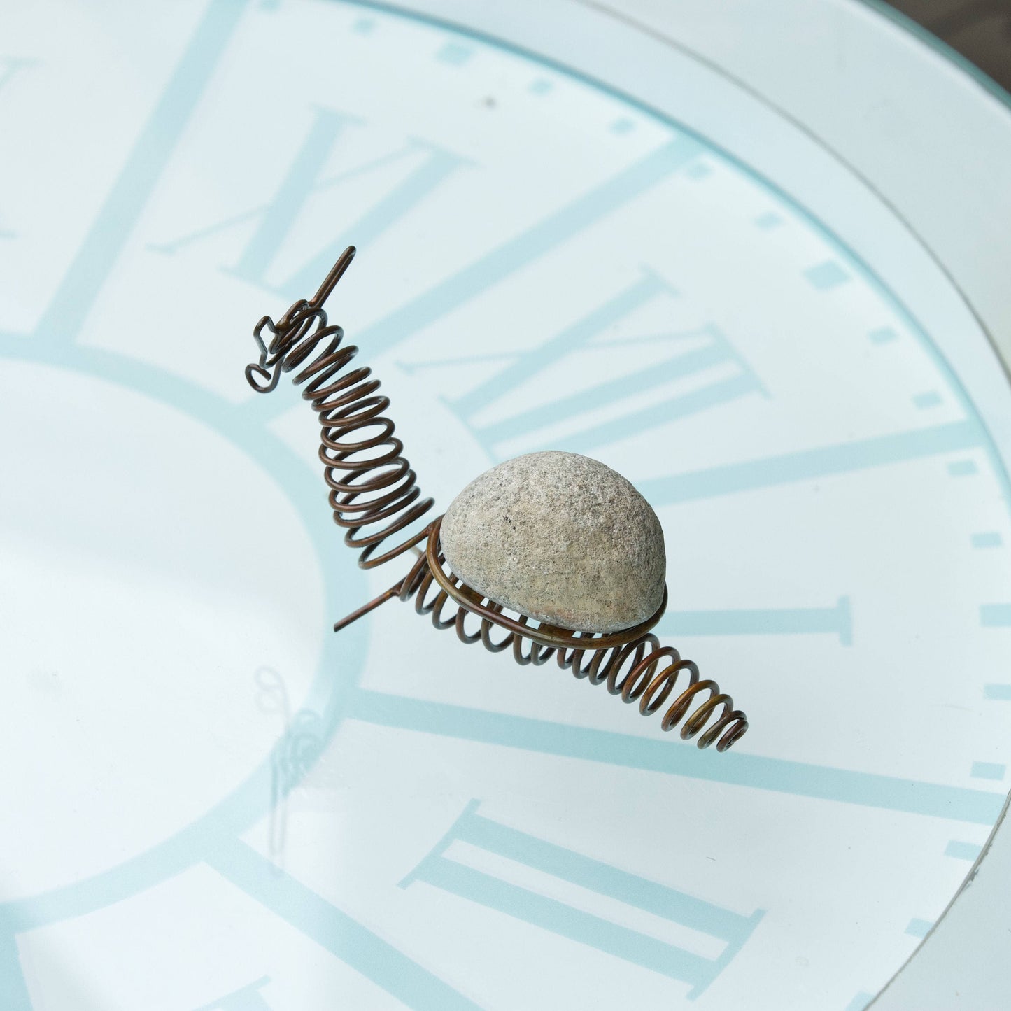 Standing  Snail Paper Weight - Happy Gardens