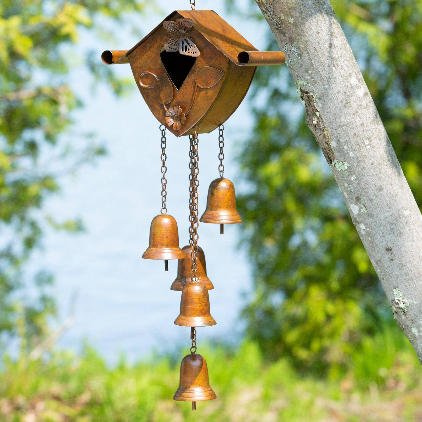 Happy Gardens - Birdhouse Wind Chime