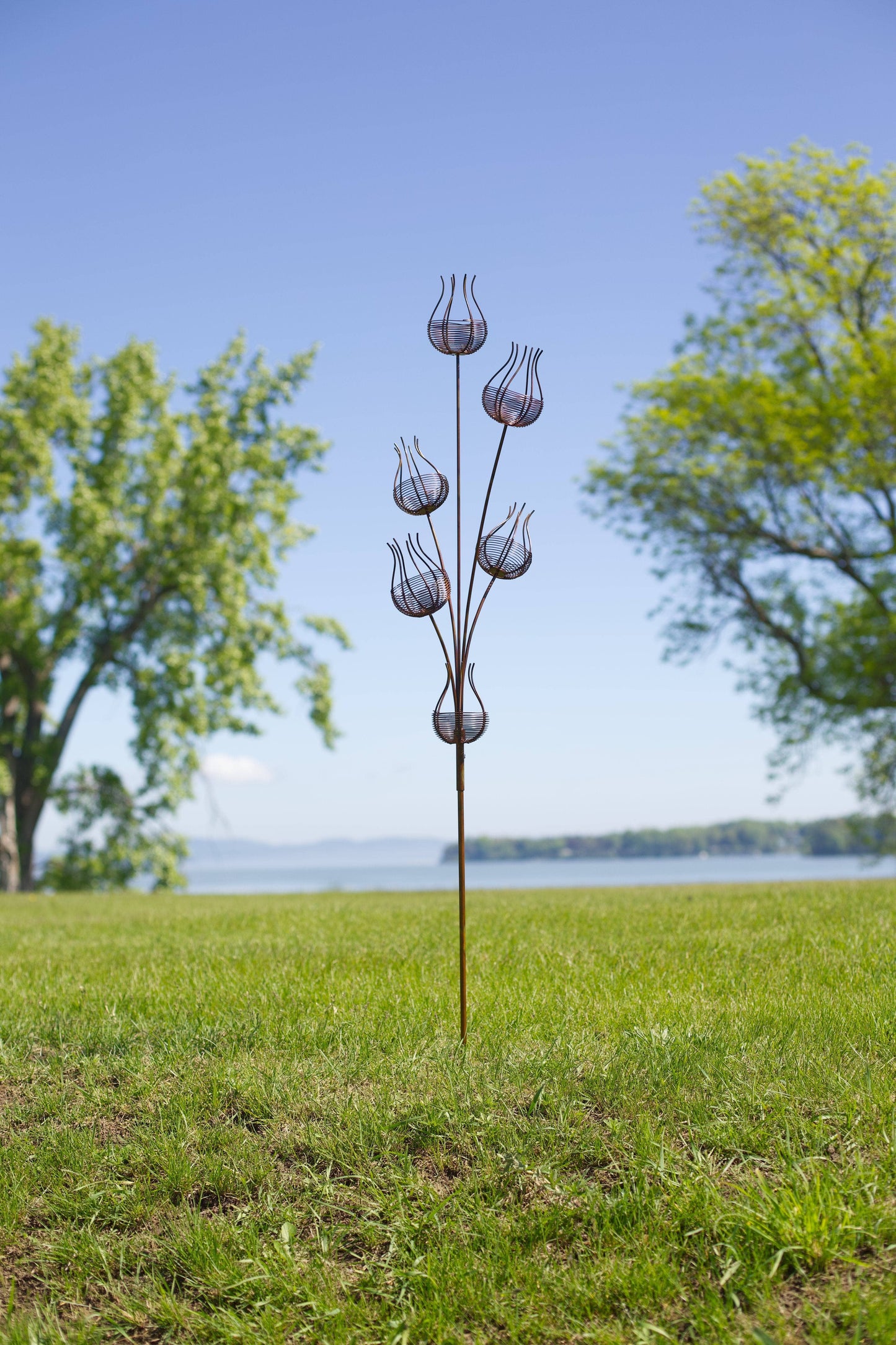 Wire Nest Garden Stake - Happy Gardens