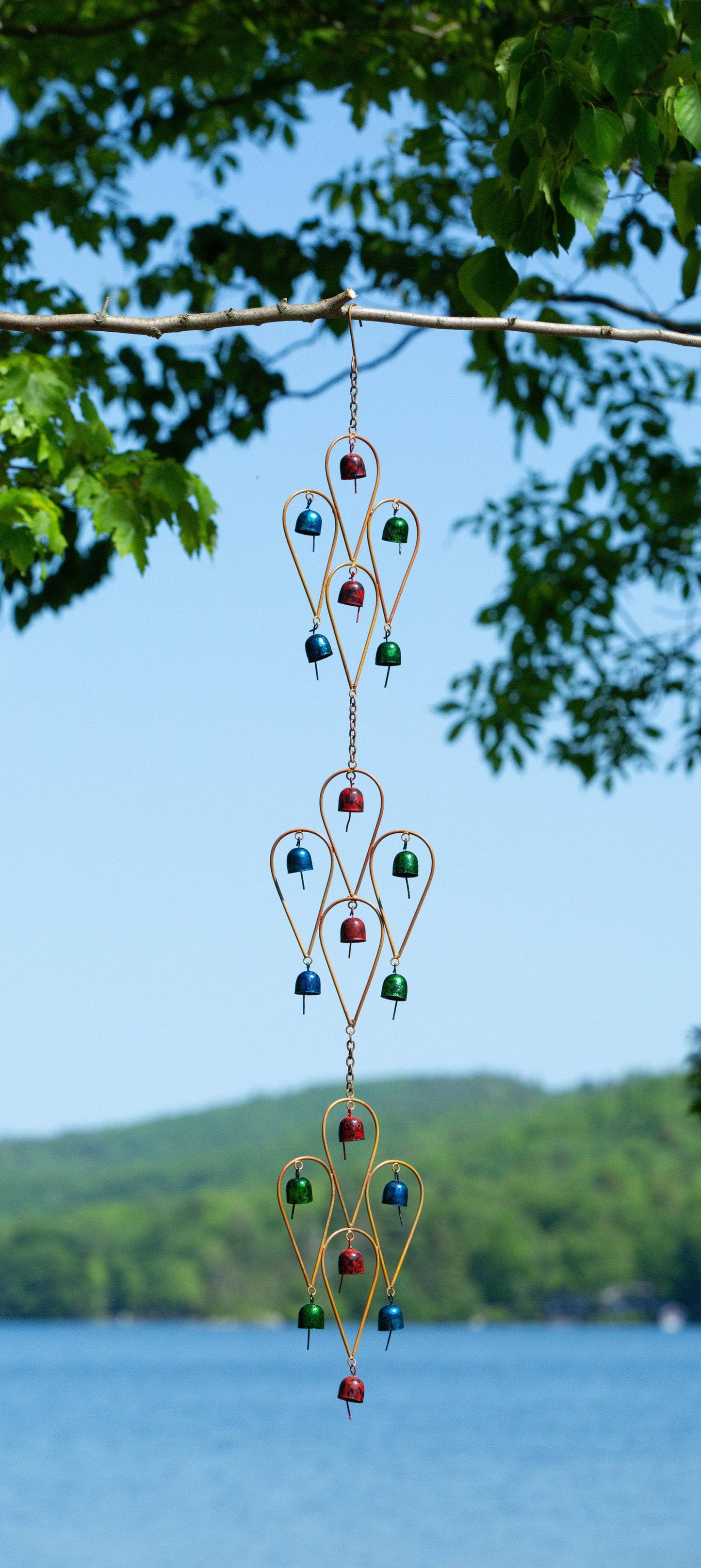 Happy Gardens - Triple Teardrop Multicolor Hanging Ornament