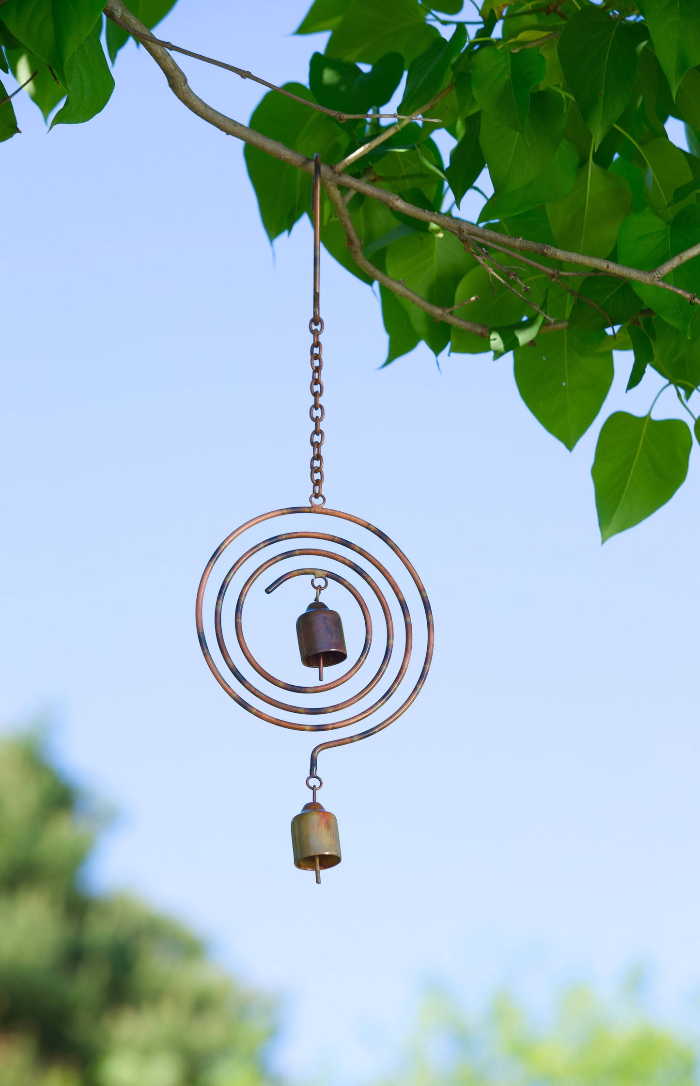 Circle Spiral Ornament - Happy Gardens