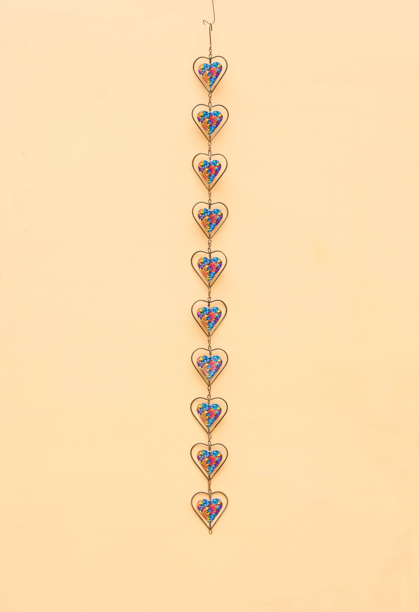 Floral Heart Hanging Ornament - Happy Gardens