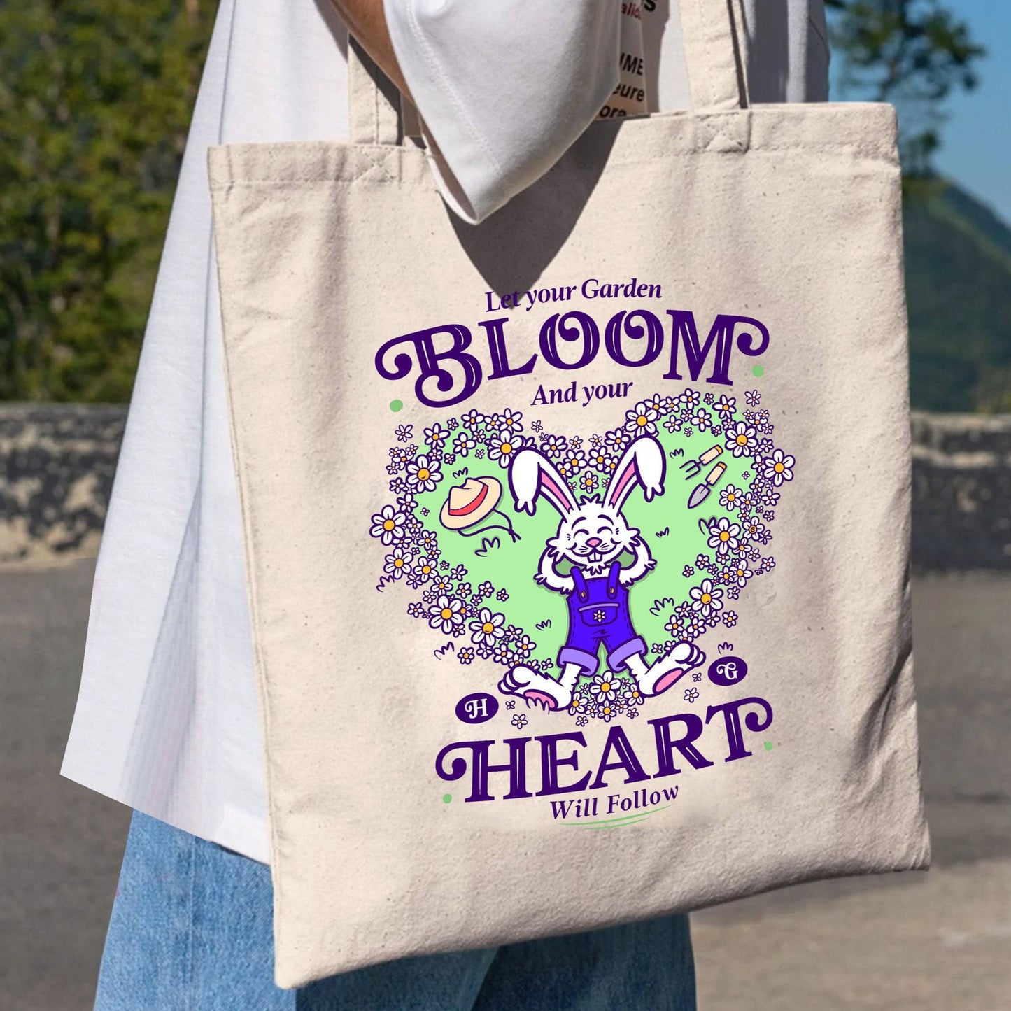 Happy Gardens Bloom Eco Tote Bag