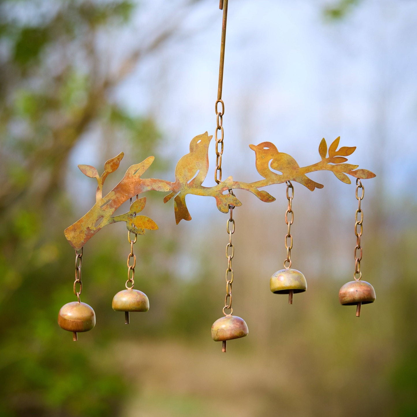 Happy Gardens - Birds w/Bells Wind Chime