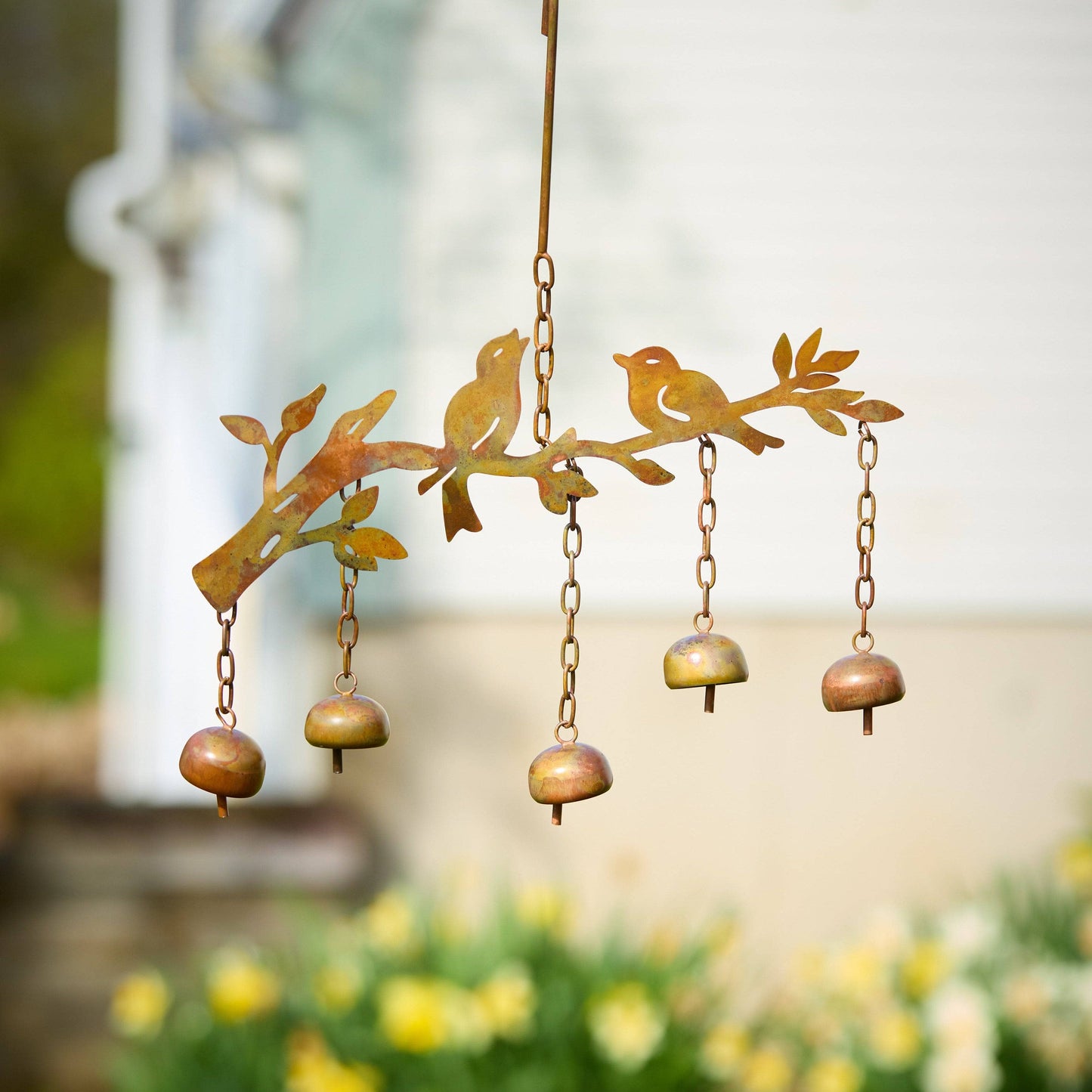 Happy Gardens - Birds w/Bells Wind Chime