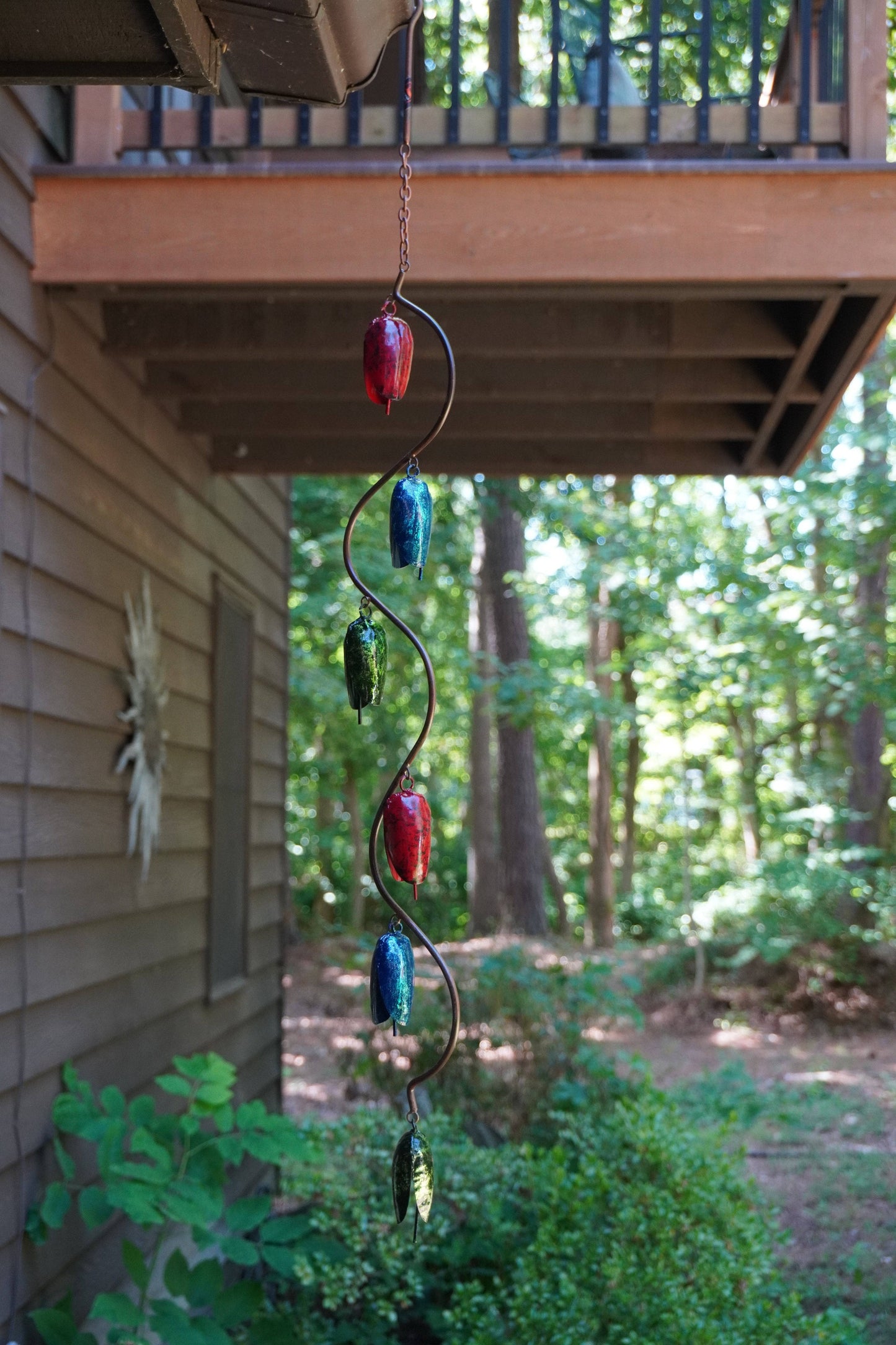 Happy Gardens - Bell Spiral Multicolor Wind Chime