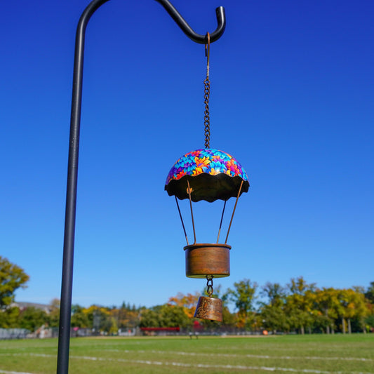 Hot Air Balloon Floral Hanging Ornament - Happy Gardens