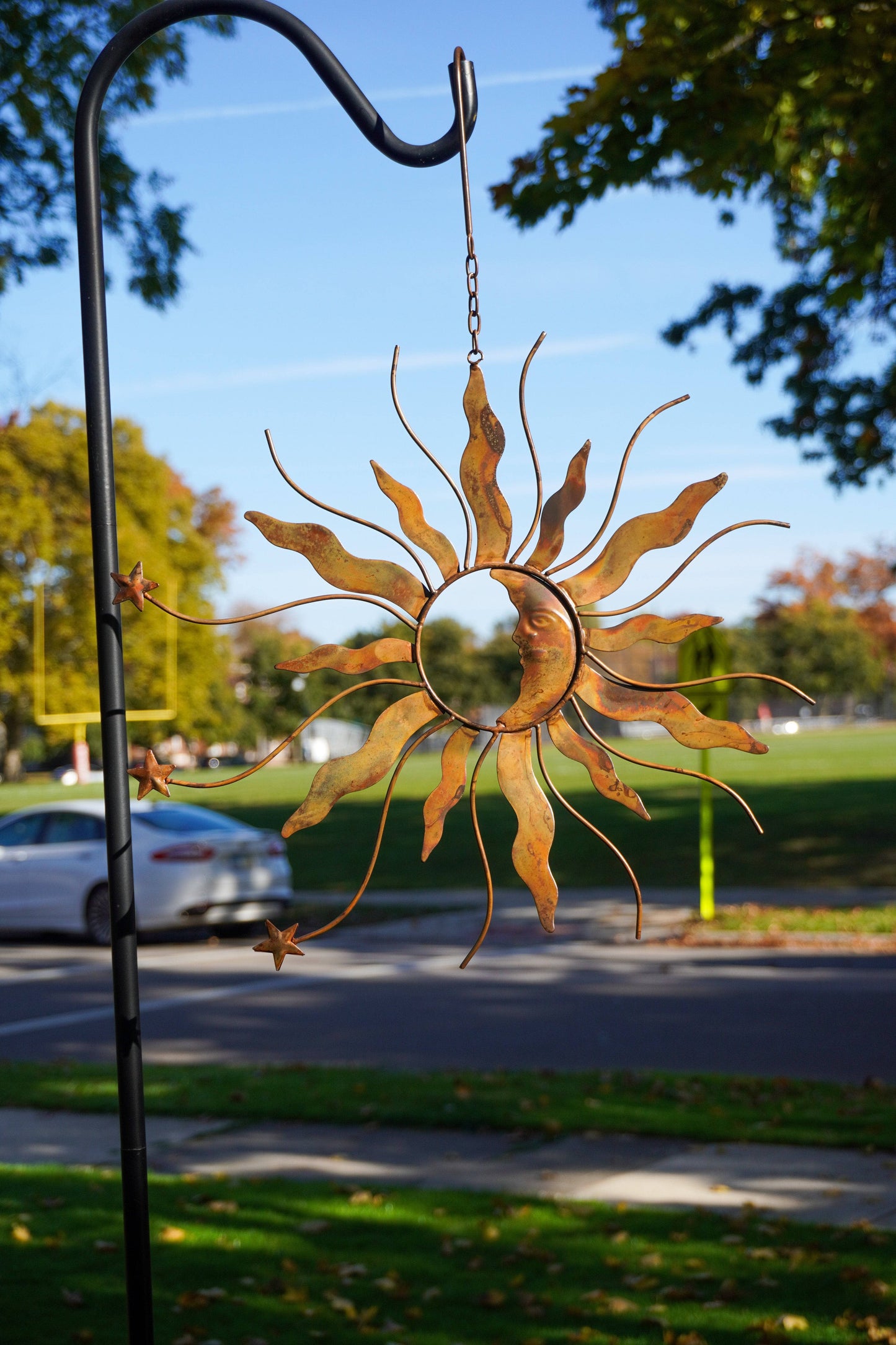Hanging Sun, Moon, and Stars Ornament - Happy Gardens