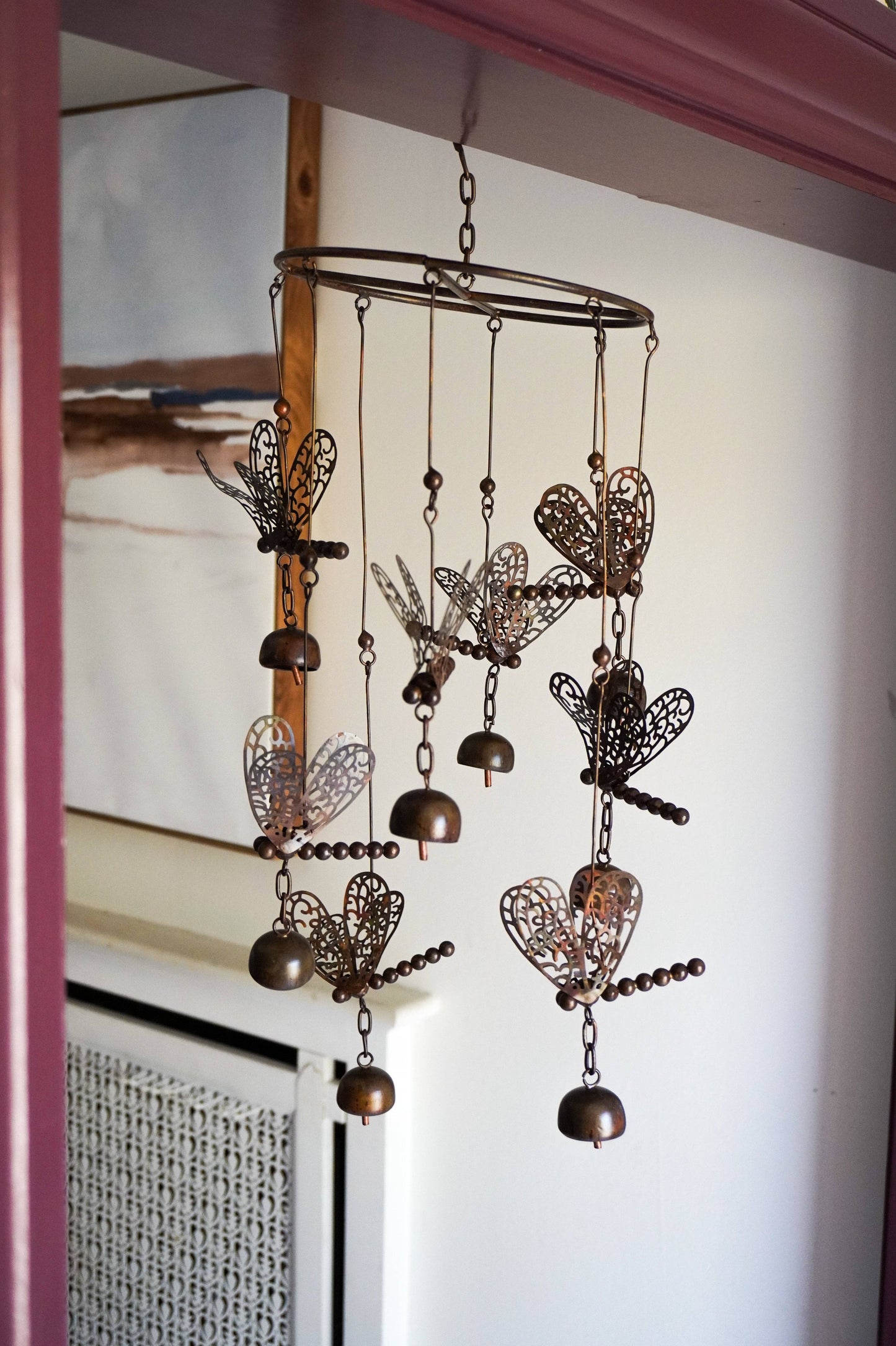 Dragonfly Bells Mobile - Happy Gardens