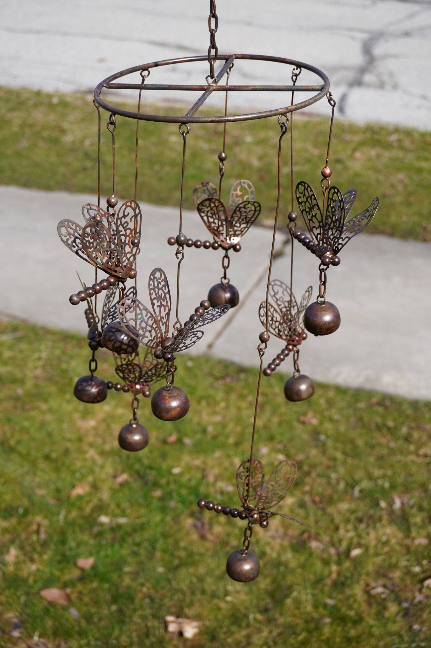 Dragonfly Bells Mobile - Happy Gardens