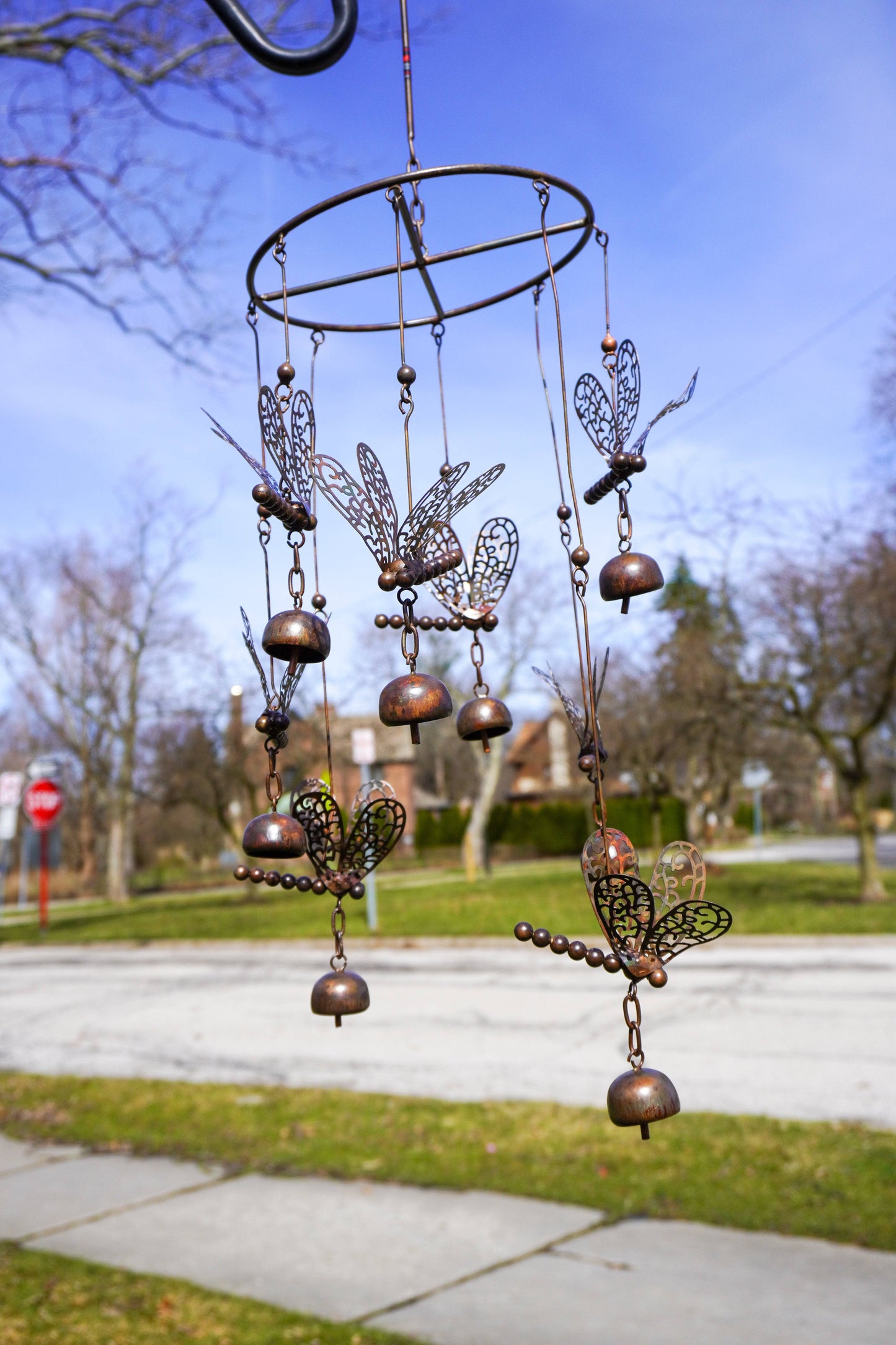 Dragonfly Bells Mobile - Happy Gardens