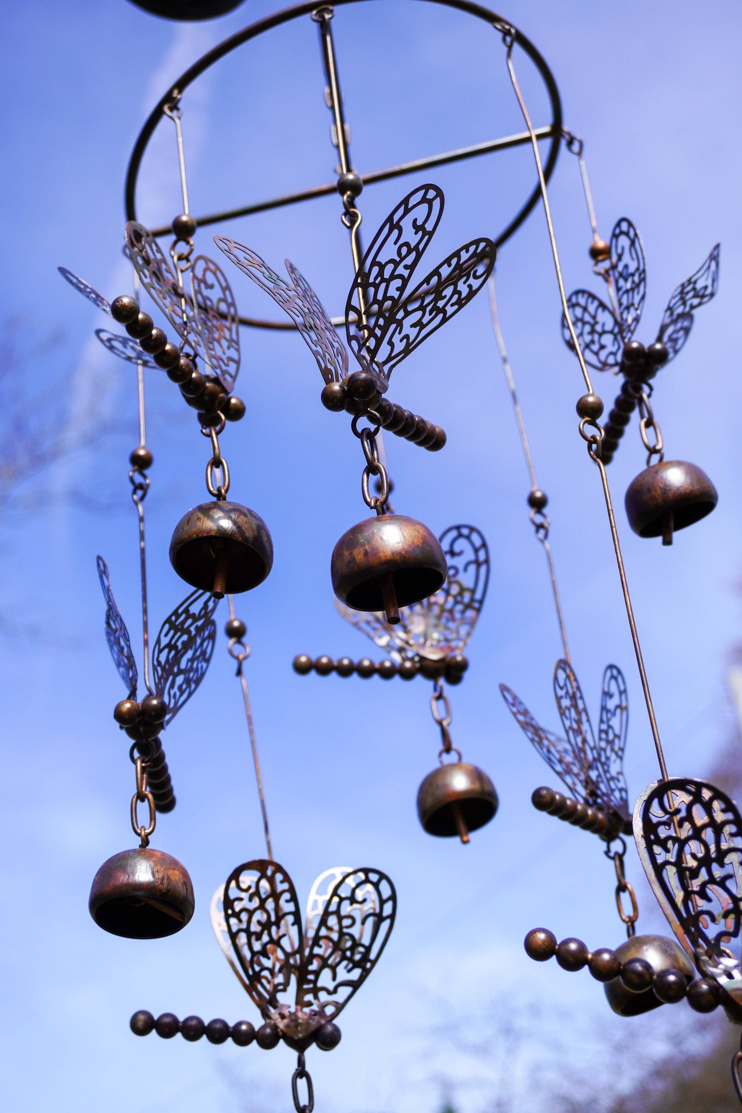 Dragonfly Bells Mobile - Happy Gardens