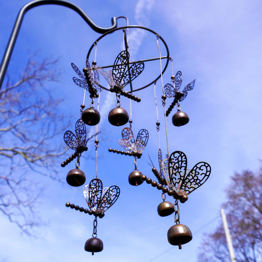 Dragonfly Bells Mobile - Happy Gardens