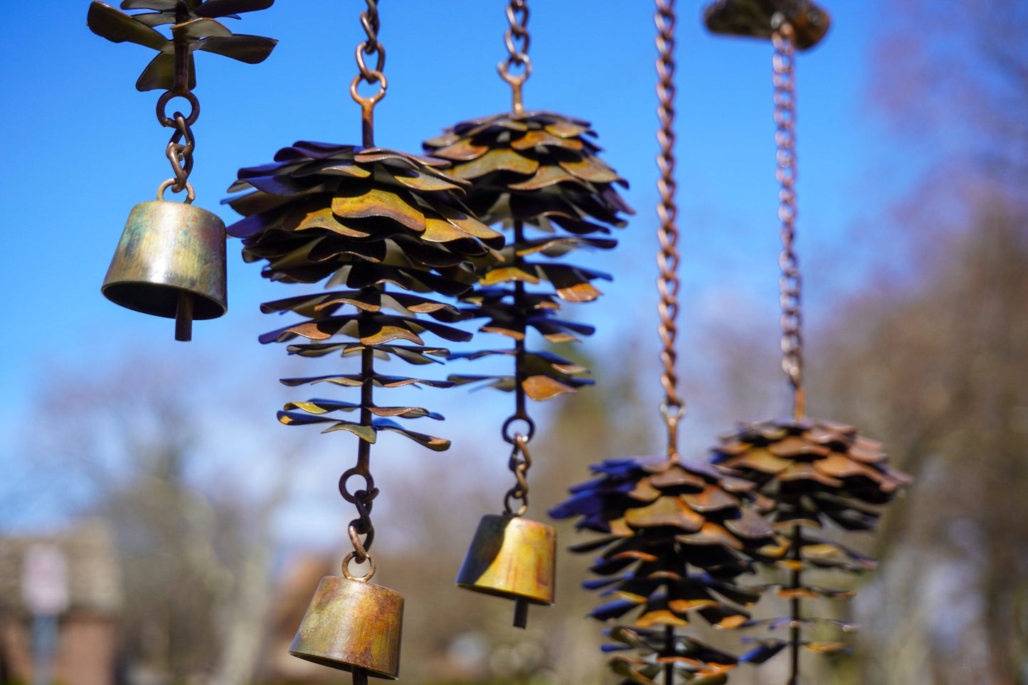 Happy Gardens - Pine Cone Wind Chime