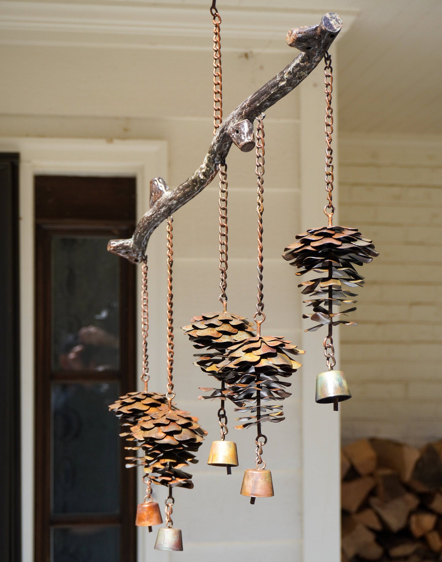 Happy Gardens - Pine Cone Wind Chime