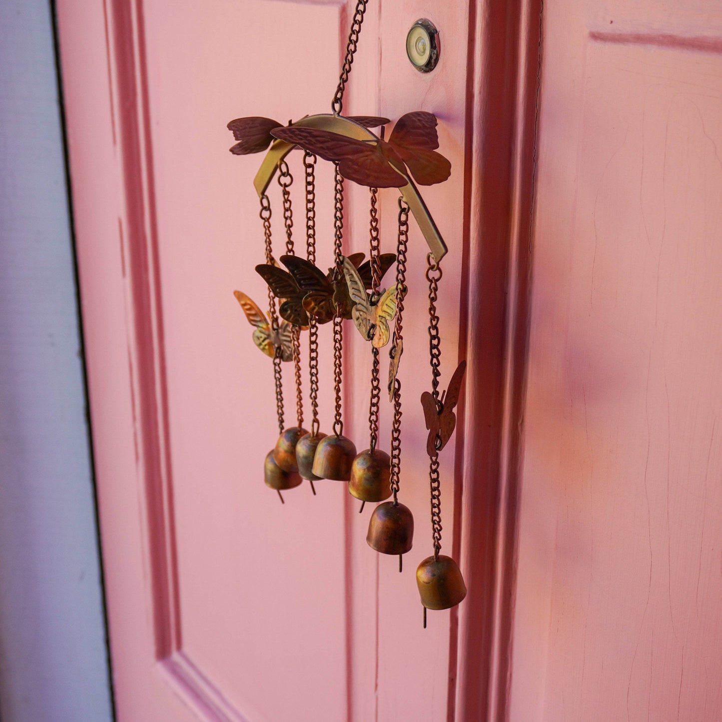 Happy Gardens - Butterflies on Arch Wind Chime