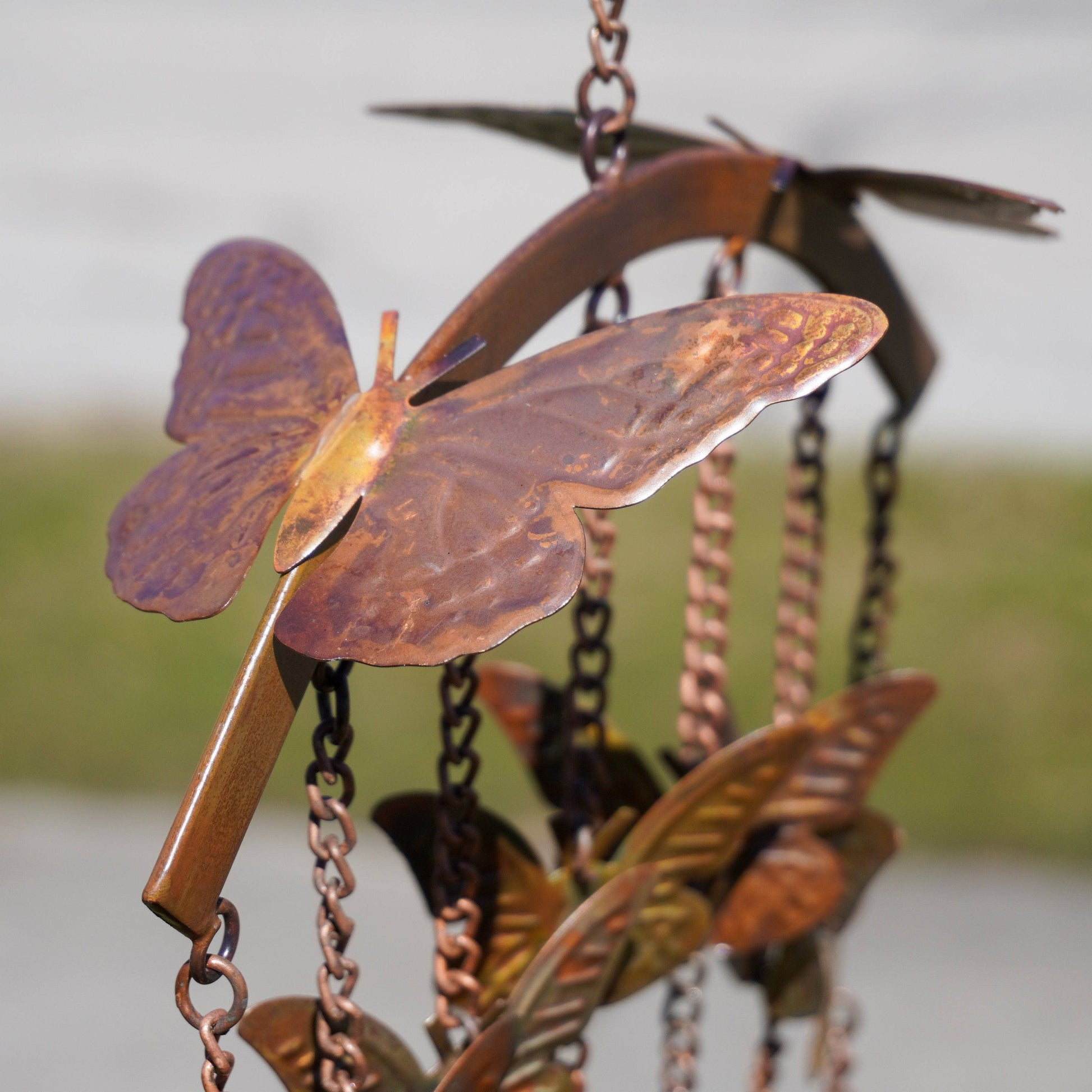 Happy Gardens - Butterflies on Arch Wind Chime