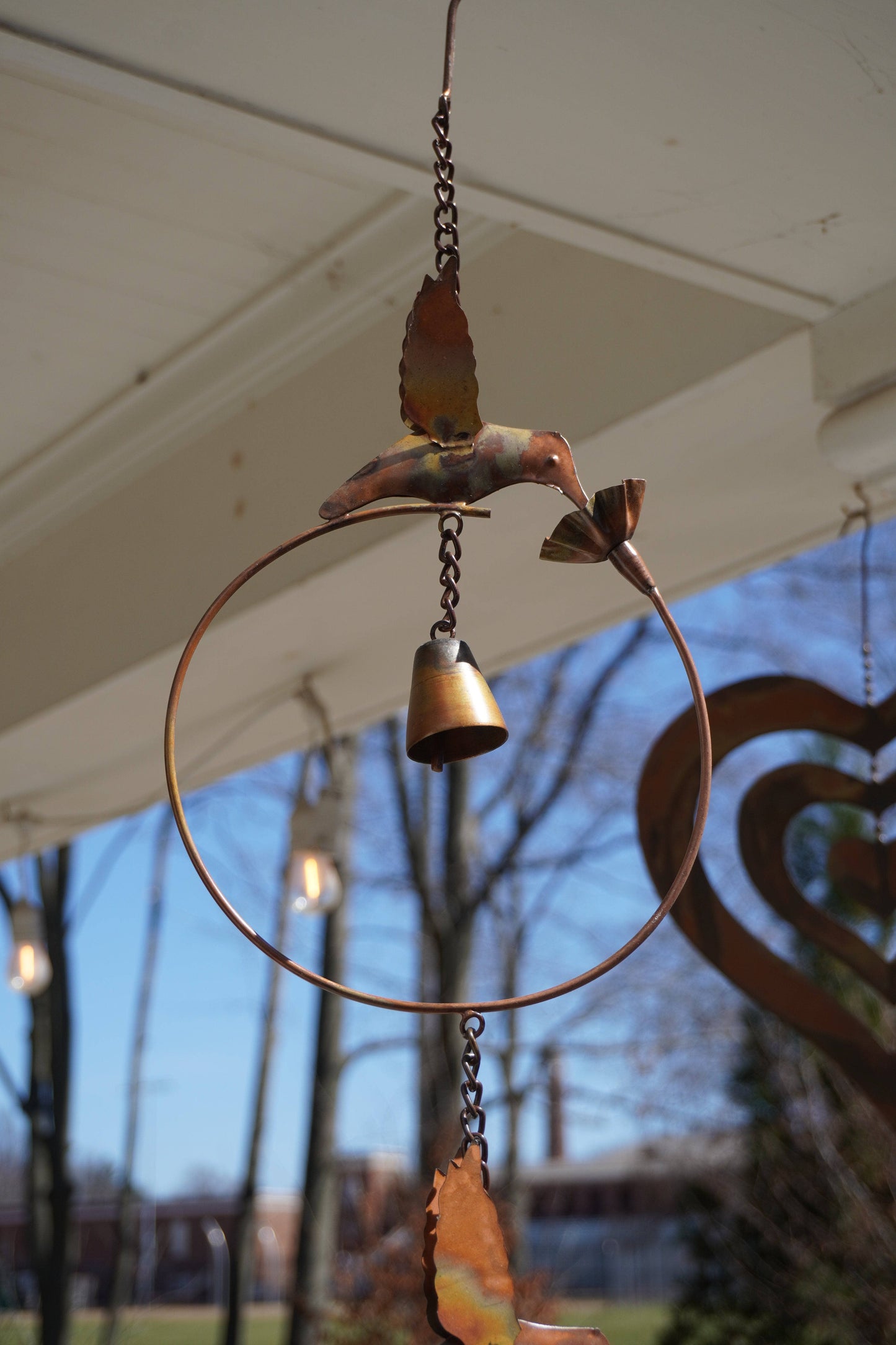 Happy Gardens - Hummingbirds with Flower Ornament