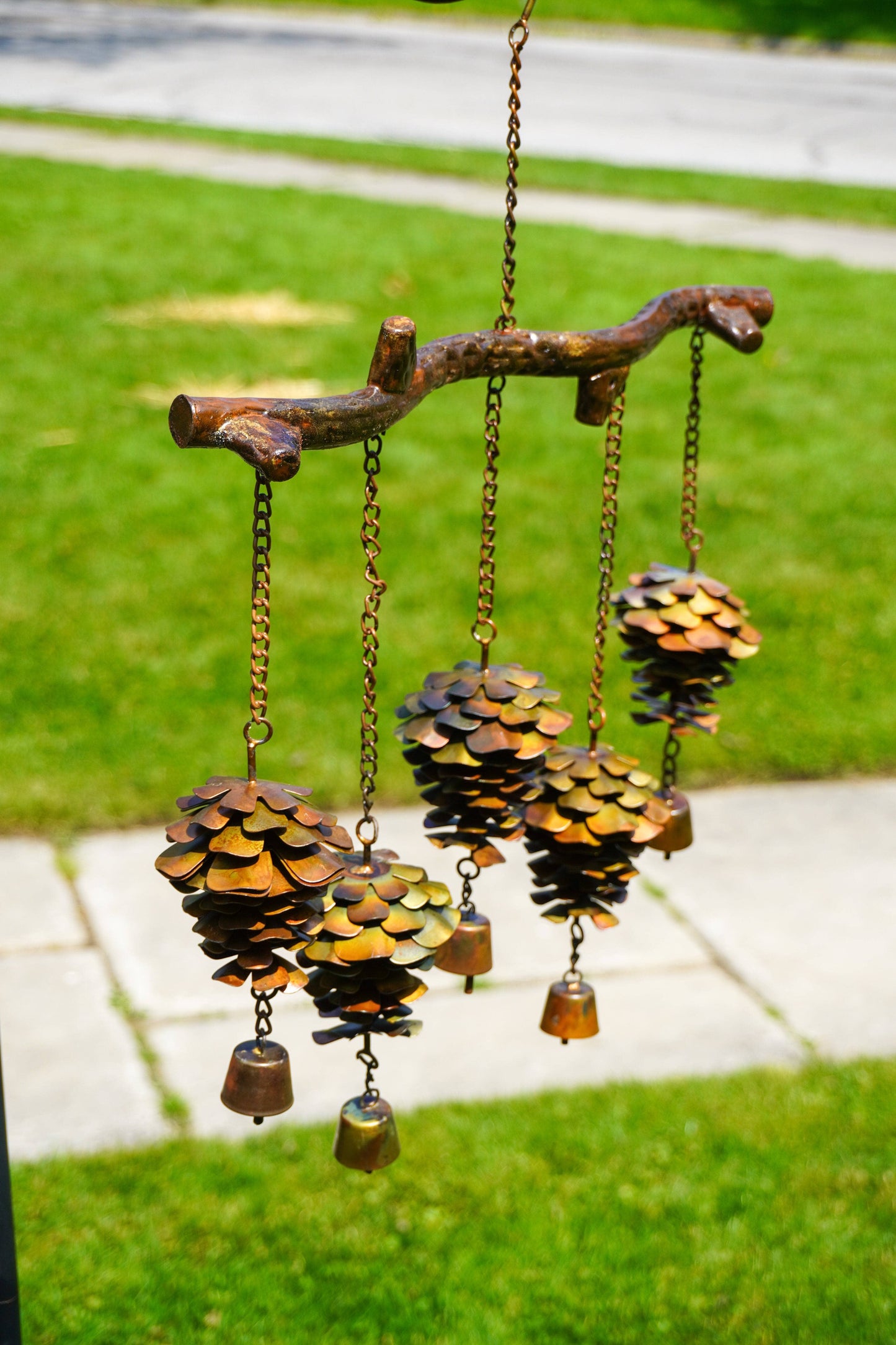 Happy Gardens - Pine Cone Wind Chime