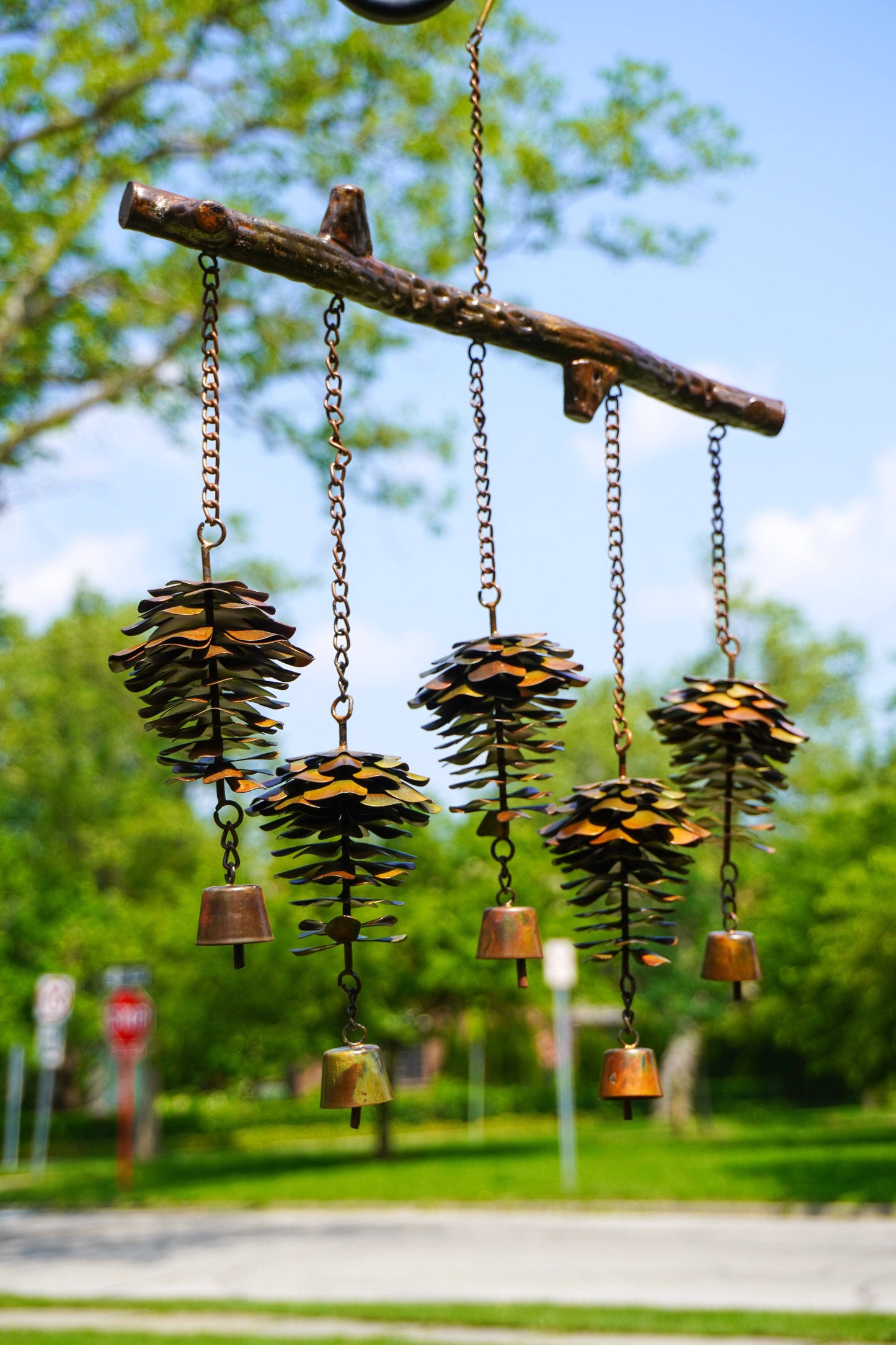 Happy Gardens - Pine Cone Wind Chime
