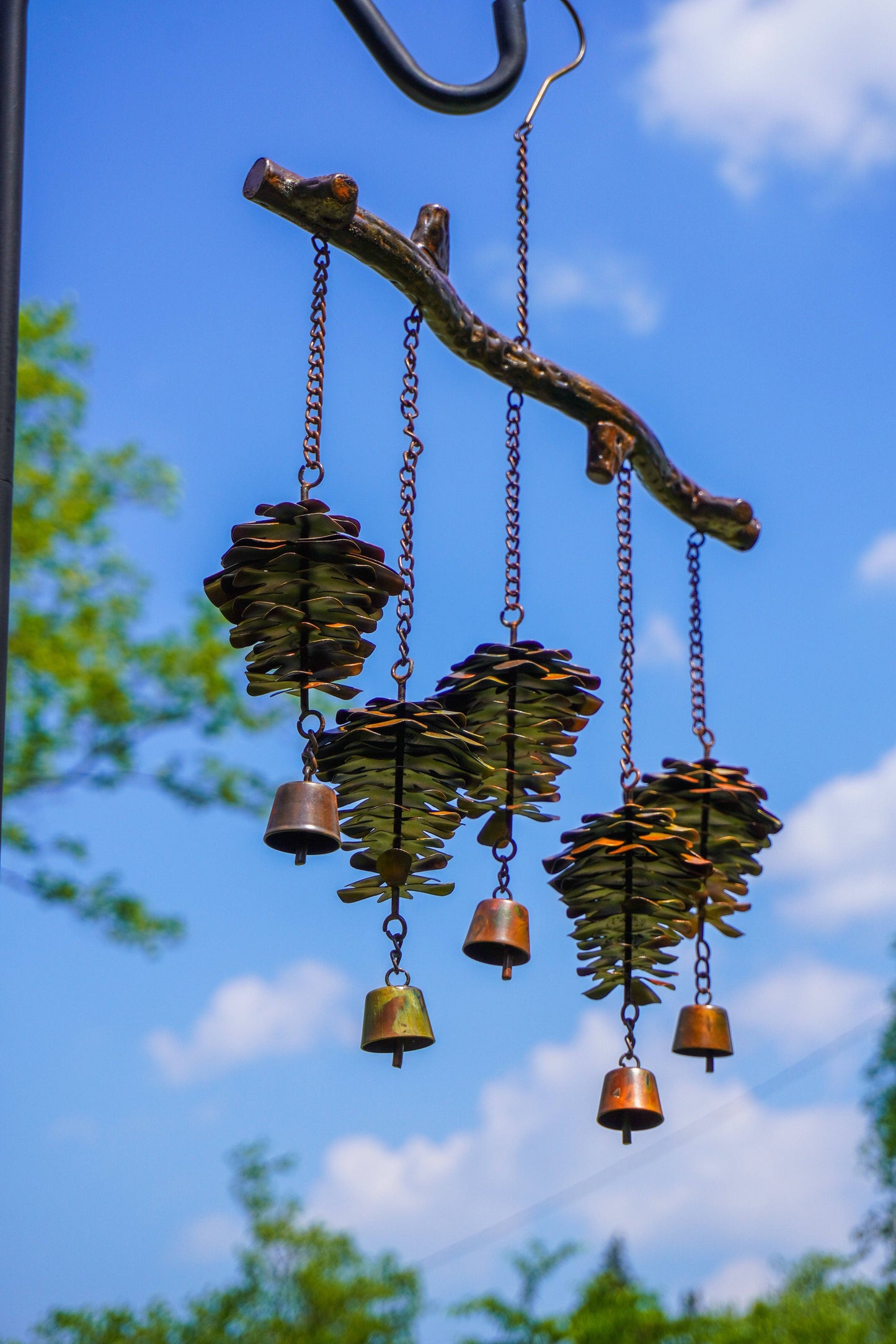 Happy Gardens - Pine Cone Wind Chime