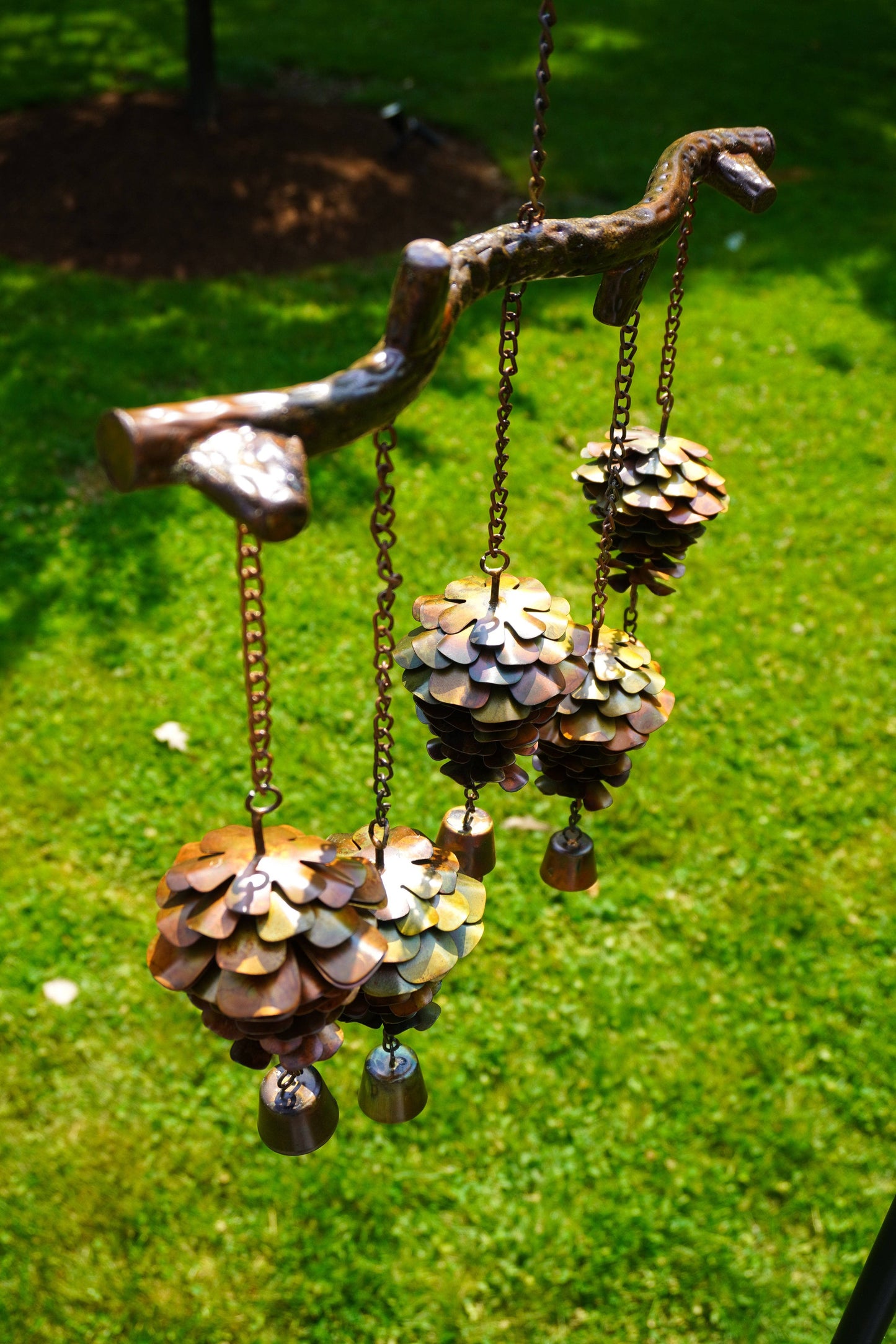 Happy Gardens - Pine Cone Wind Chime