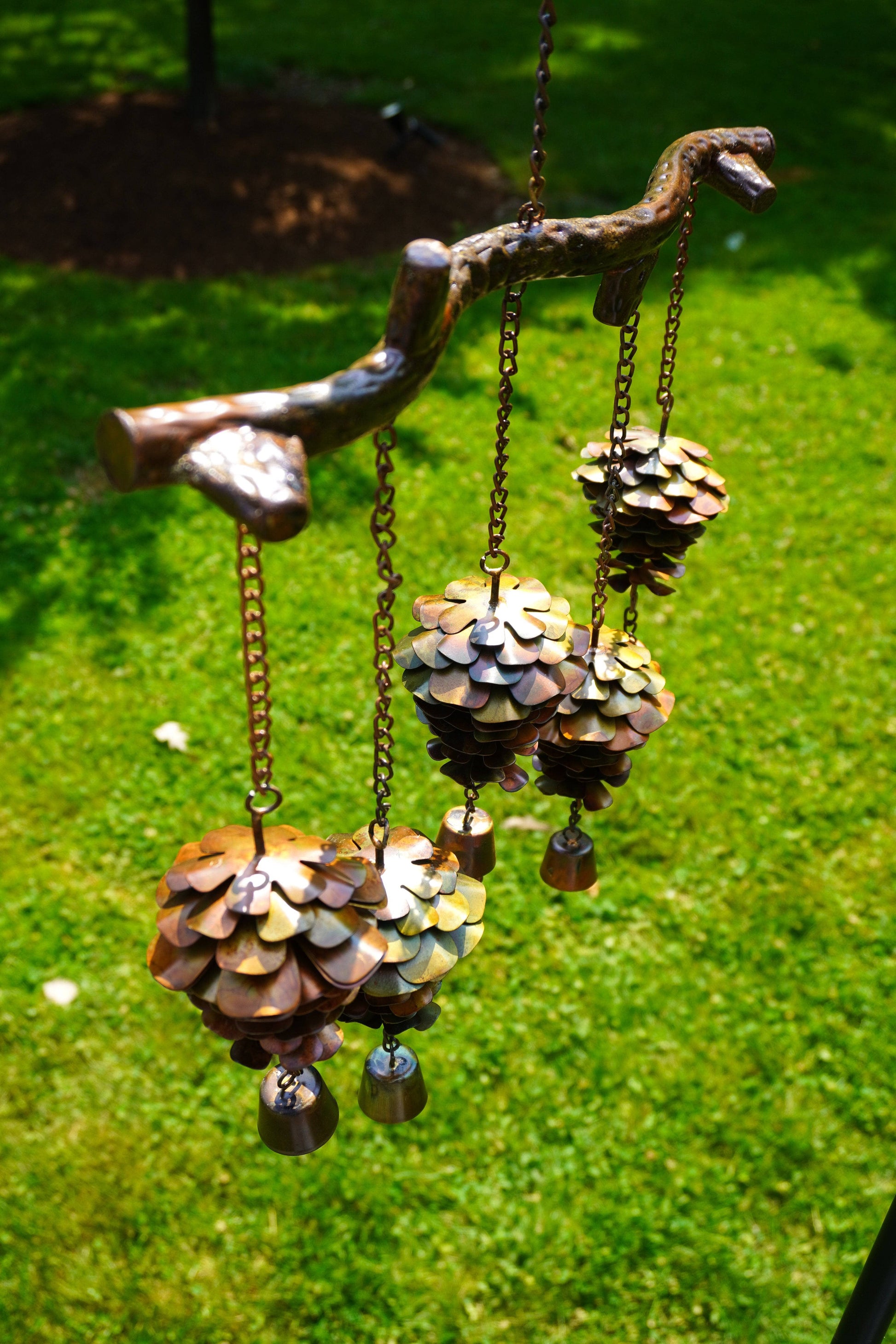 Happy Gardens - Pine Cone Wind Chime