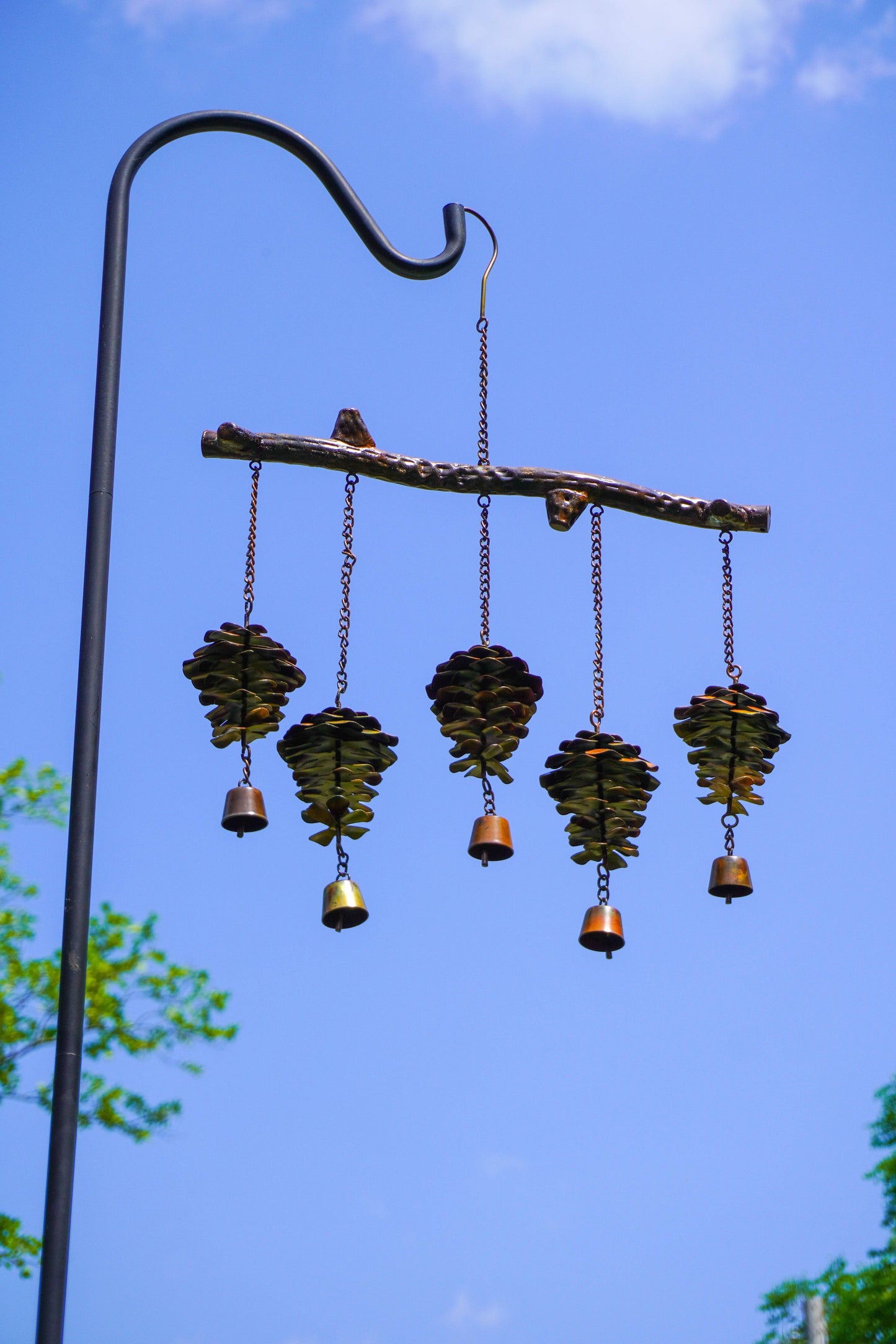 Happy Gardens - Pine Cone Wind Chime